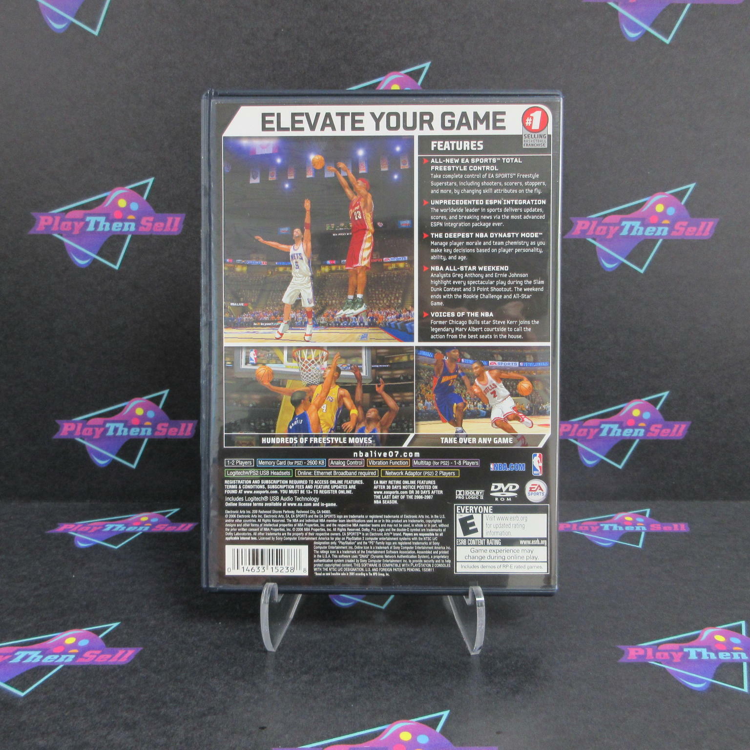 NBA Live 07 PS2 PlayStation 2 - Like New