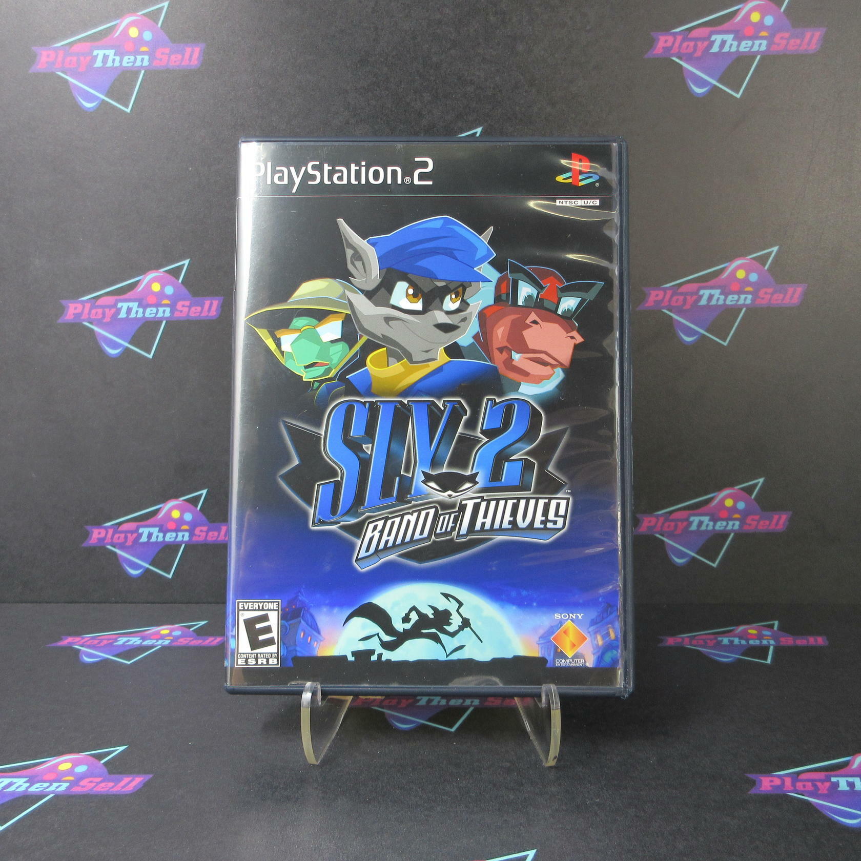 Sly 2 Band of Thieves PS2 PlayStation 2 + Poster / Reg Card - Like New