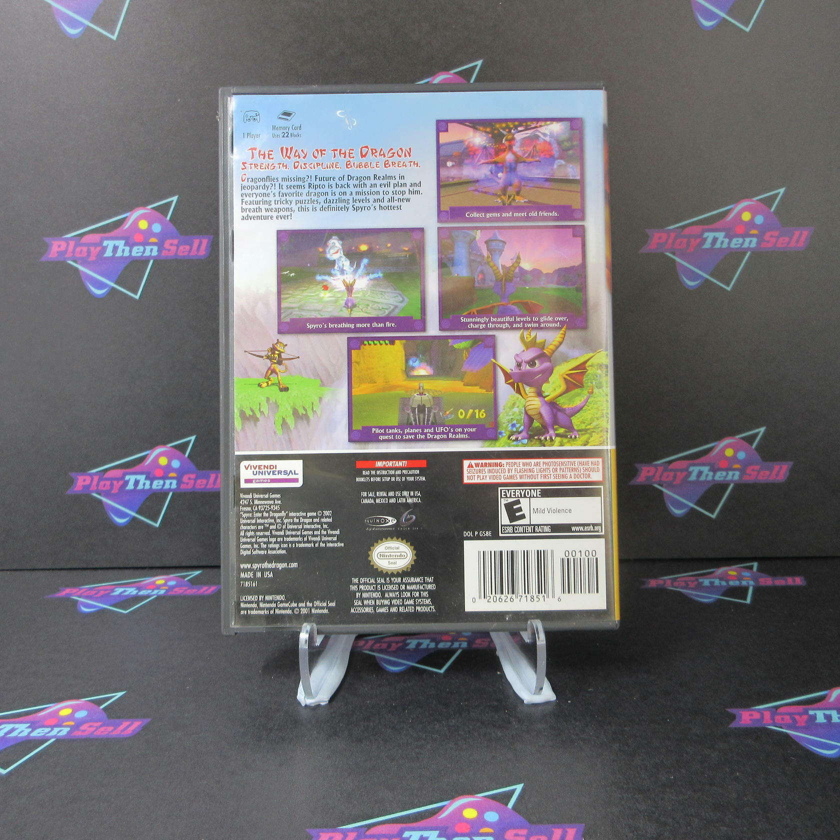 Spyro Enter the Dragonfly Players Choice Nintendo GameCube - Like New