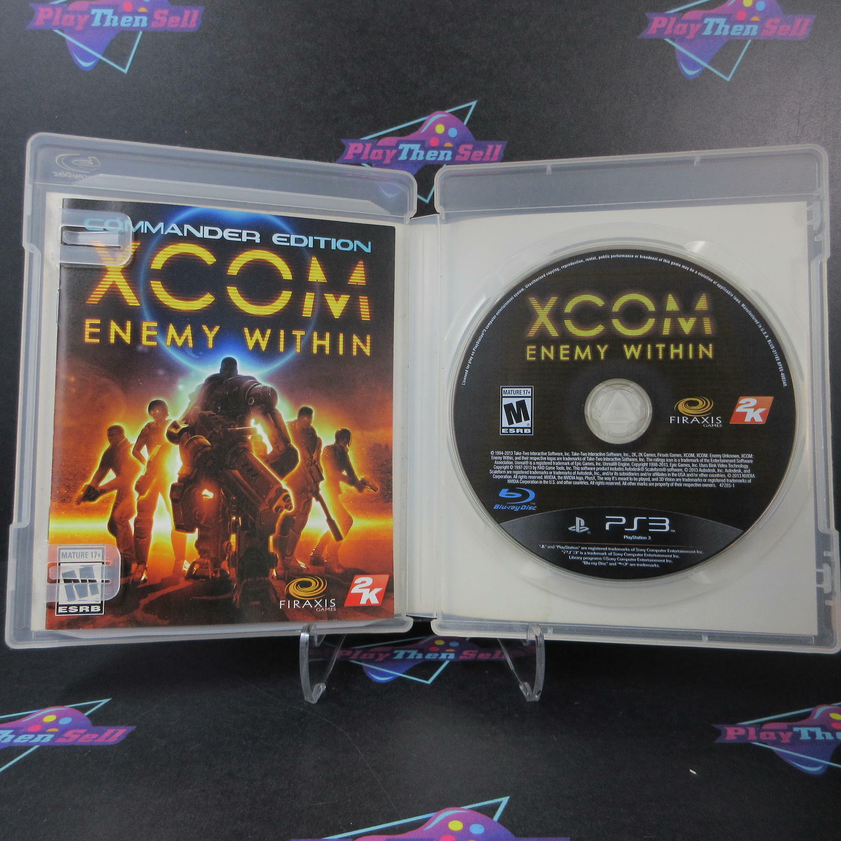 XCOM Enemy Within Commander Edition PS3 PlayStation 3 AD Complete CIB - Very Good