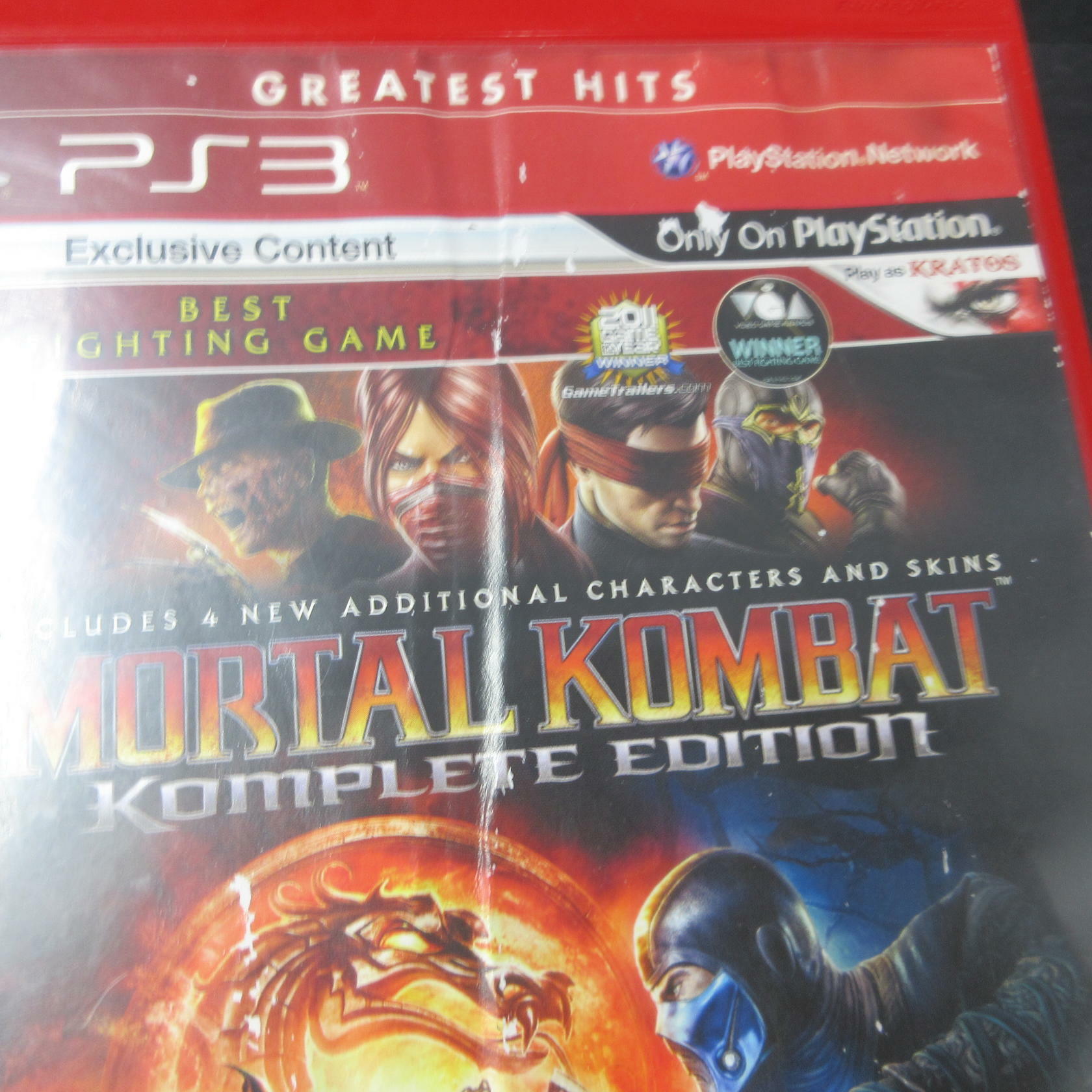 Mortal Kombat Komplete Edition GH PS3 PlayStation 3 AD/MD Complete CIB - Very Good