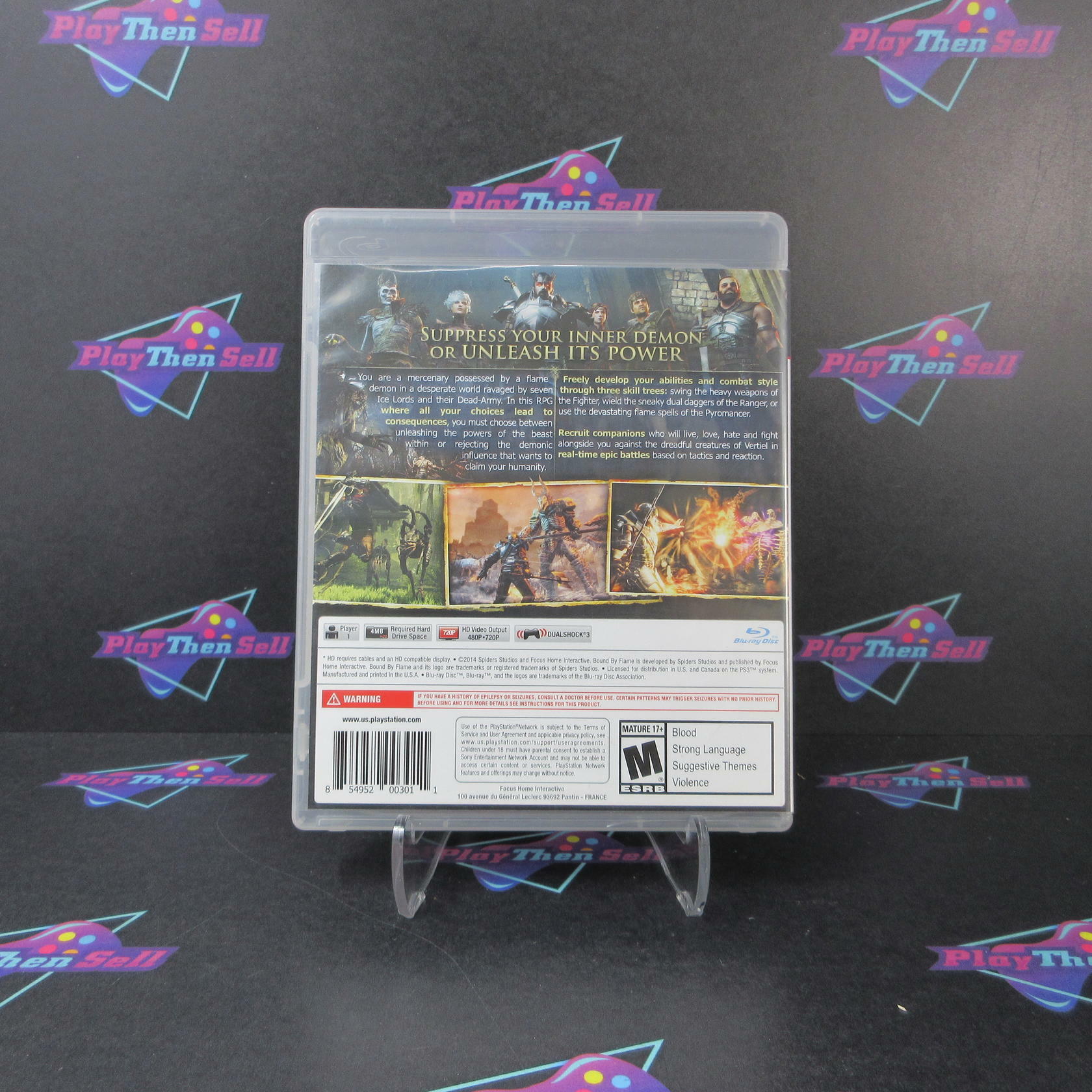 Bound by Flame PS3 PlayStation 3 AD/MD Complete CIB - Very Good