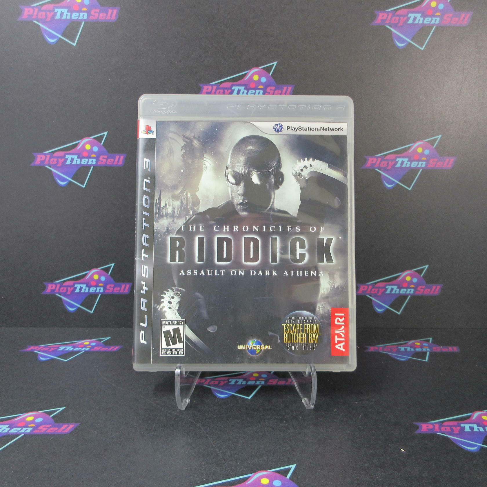 The Chronicles of Riddick Assault on Dark Athena PS3 PlayStation 3 AD Complete - Very Good