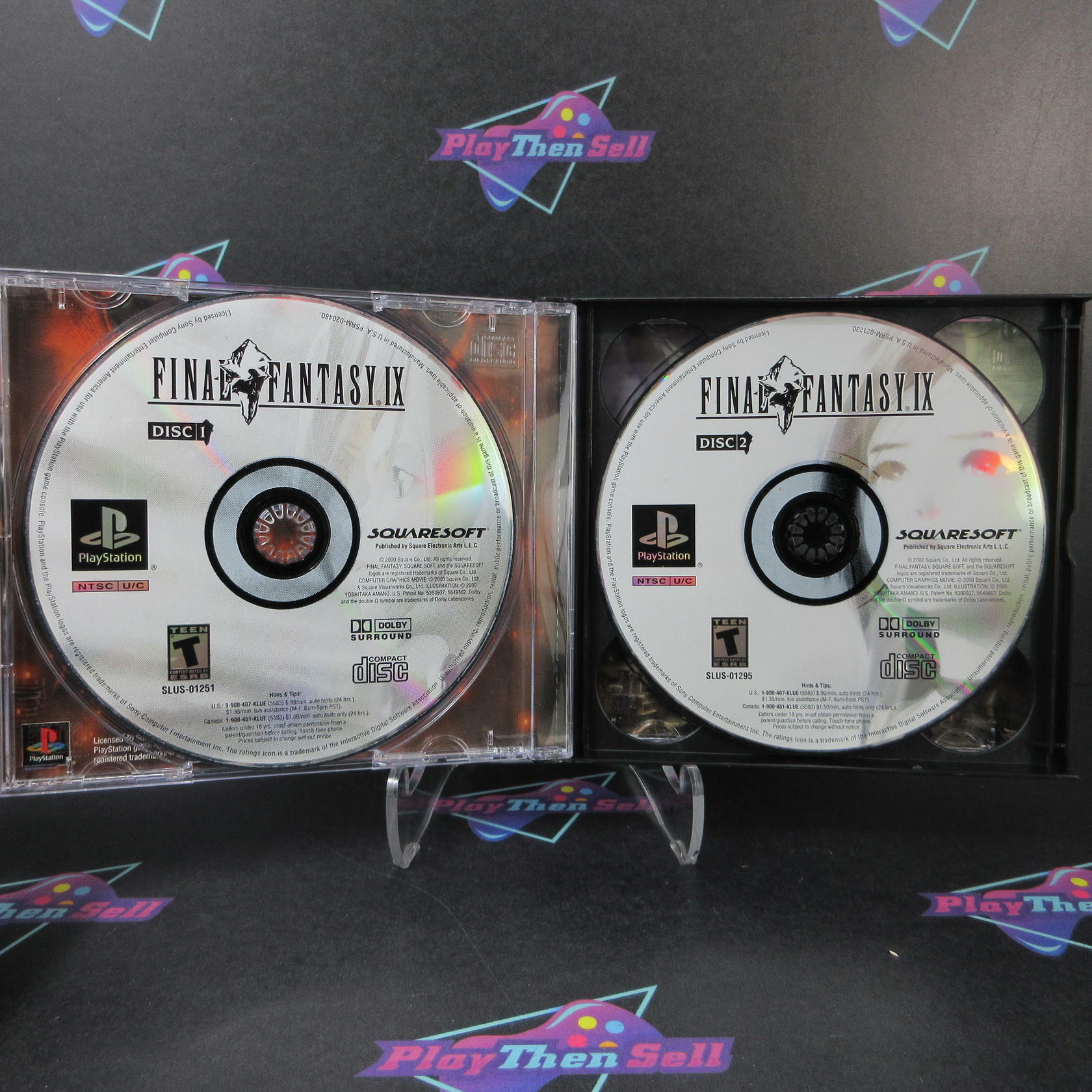 Final Fantasy IX + Reg Card PS1 PlayStation 1 MD Complete CIB - Very Good