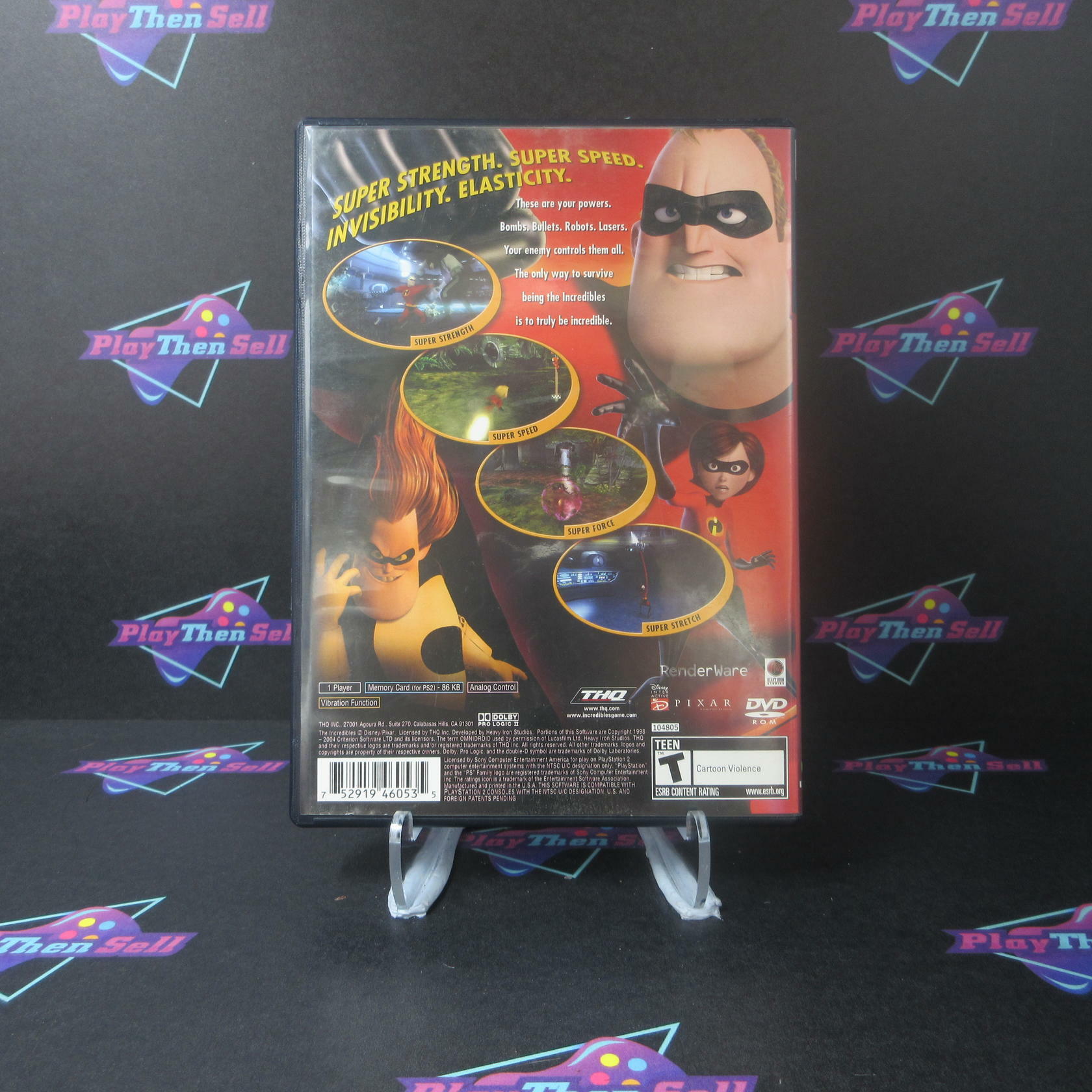 The Incredibles PS2 PlayStation 2 - Very Good
