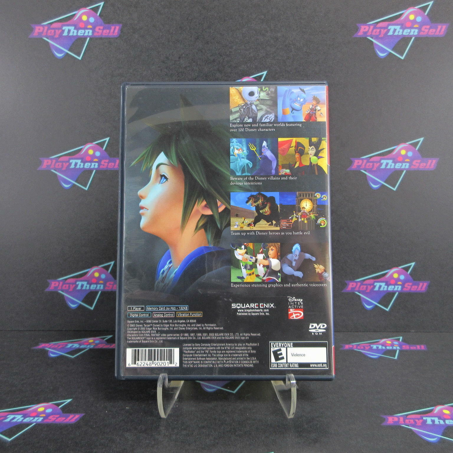 Kingdom Hearts PS2 PlayStation 2 GH - Very Good