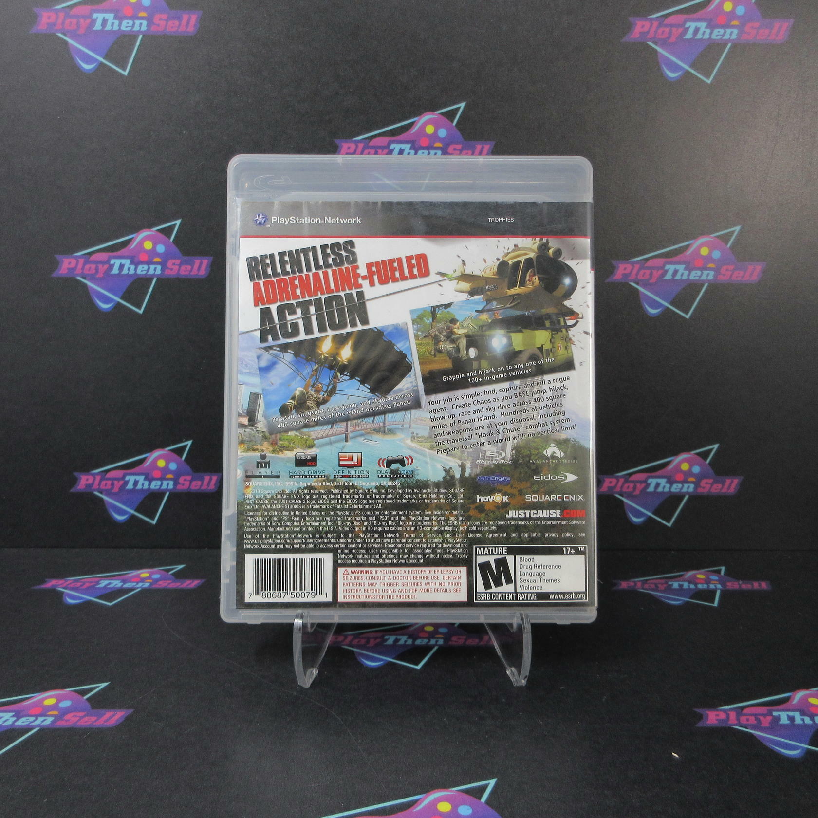 Just Cause 2 PS3 PlayStation 3 AD/MD Complete CIB - Very Good
