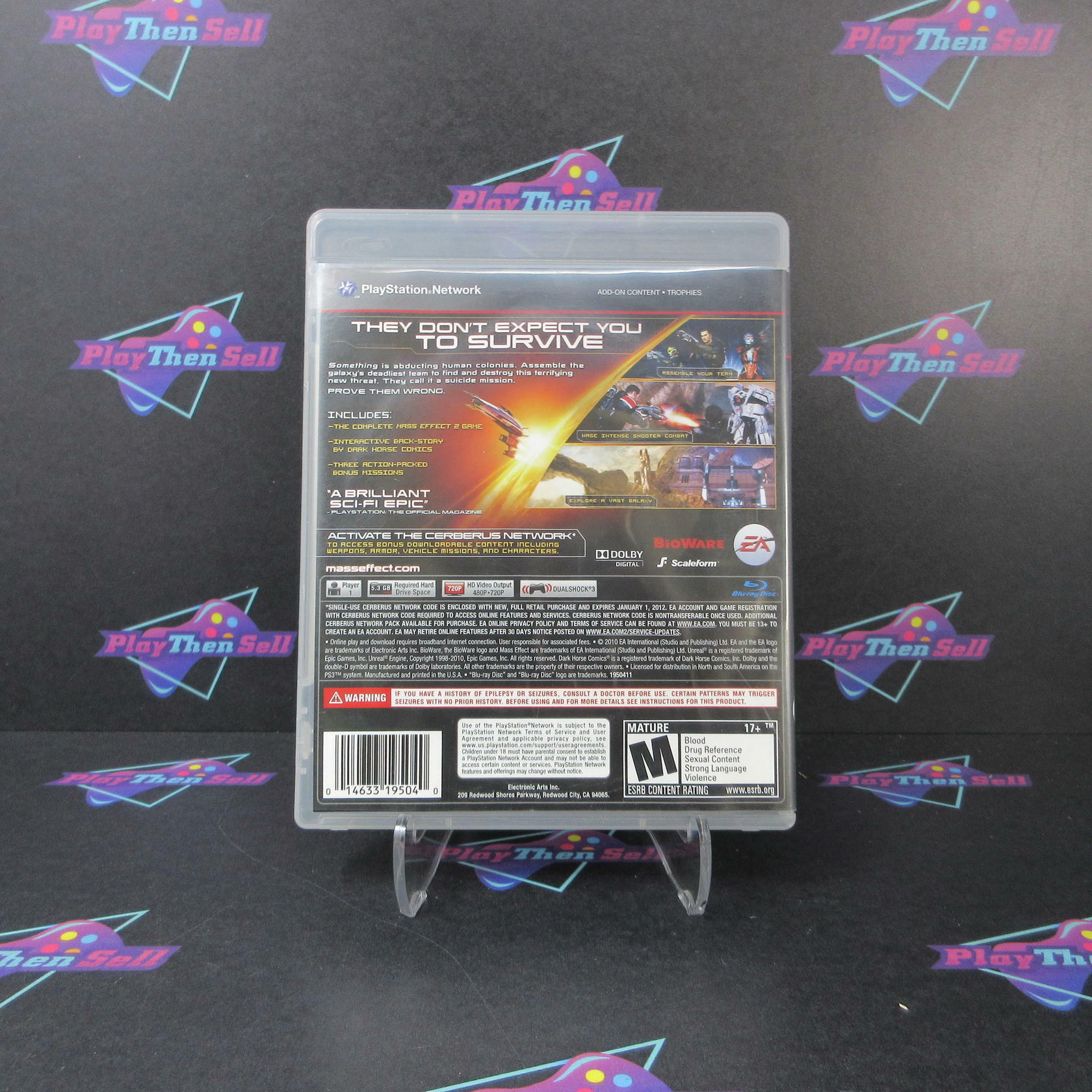 Mass Effect 2 PS3 PlayStation 3 AD/NM - Very Good