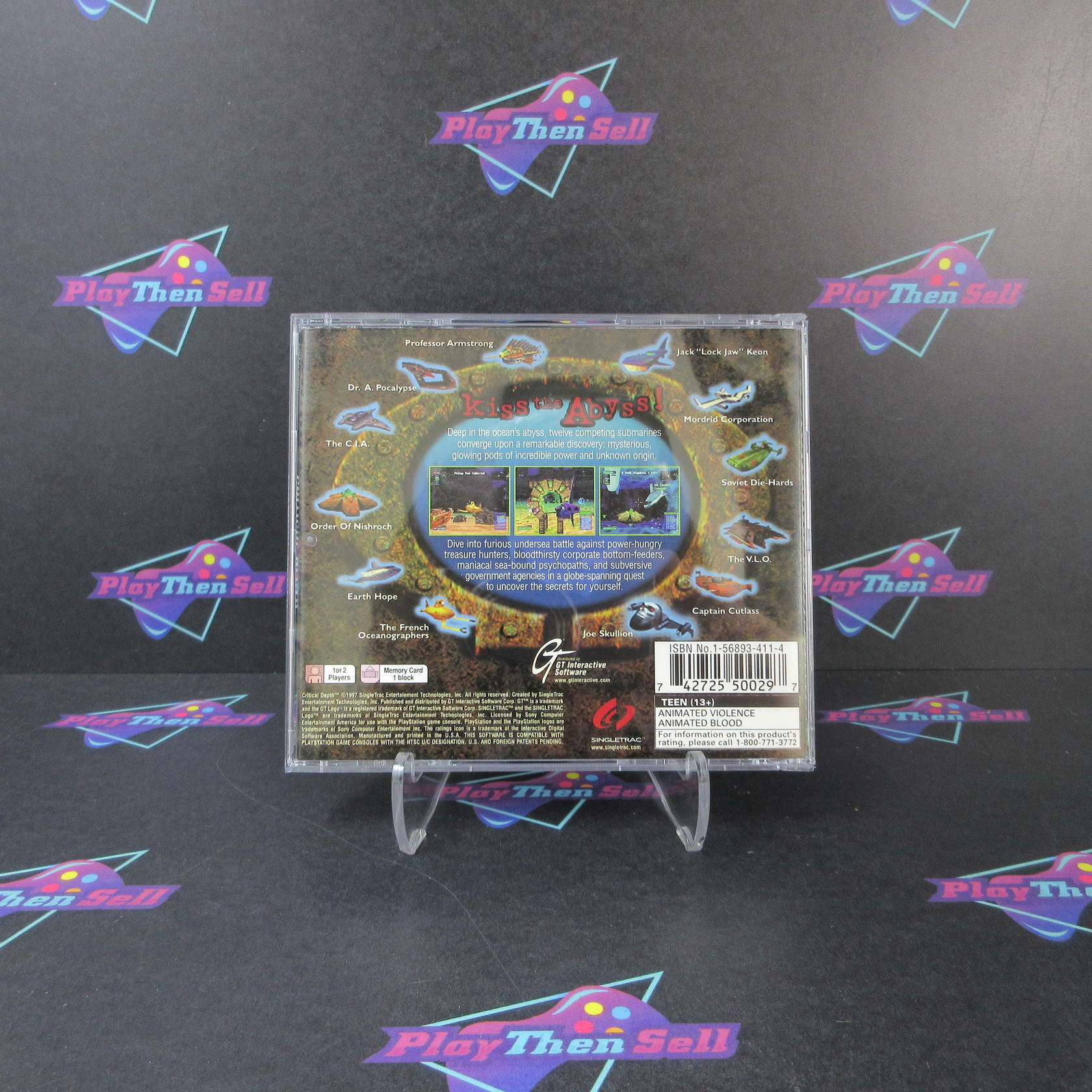 Critical Depth PS1 PlayStation 1 - Very Good