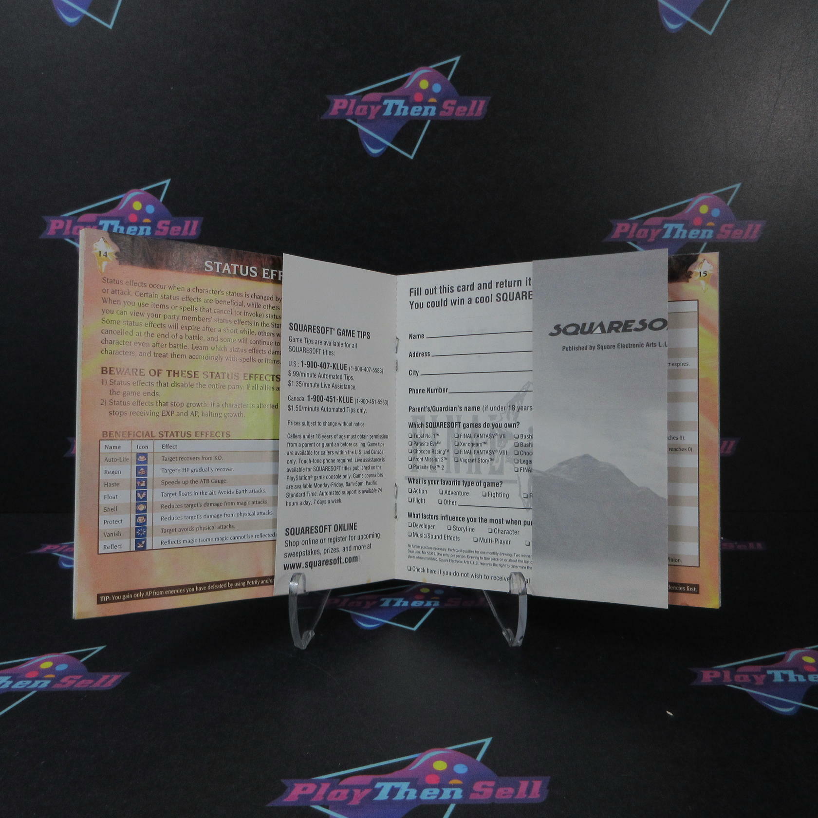 Final Fantasy IX + Reg Card PS1 PlayStation 1 MD Complete CIB - Very Good