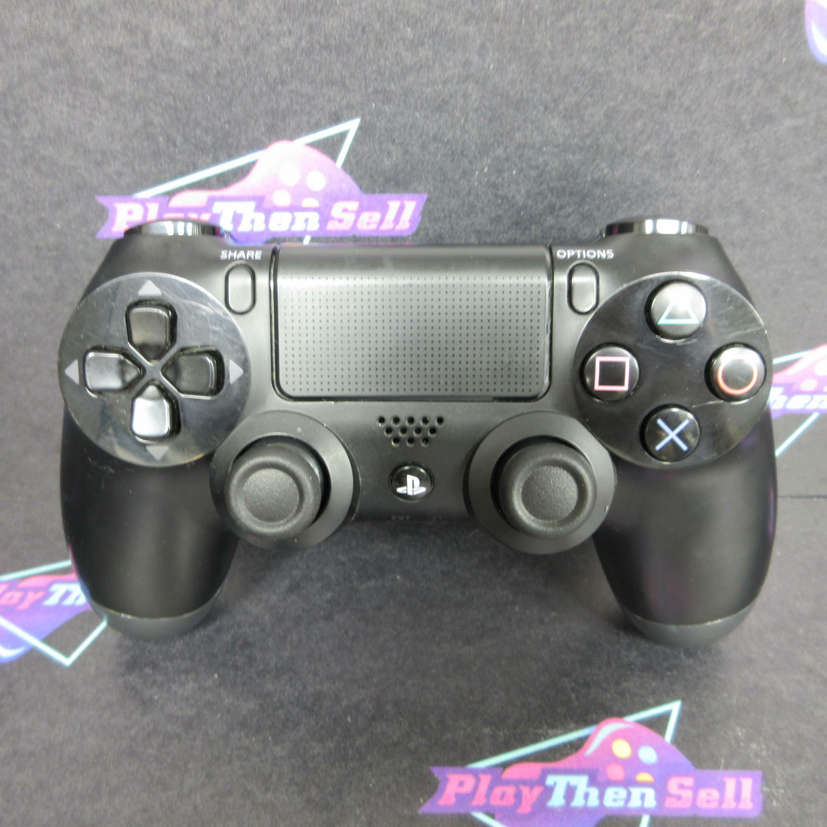 Sony PlayStation 4 PS4 DualShock 4 LN Wireless Controller Jet Black - Like New