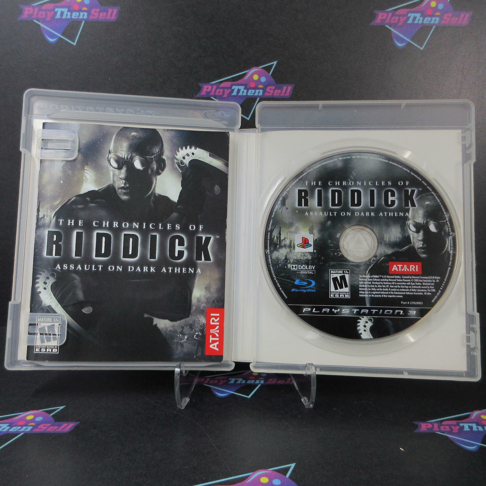 The Chronicles of Riddick Assault on Dark Athena PS3 PlayStation 3 AD Complete - Very Good