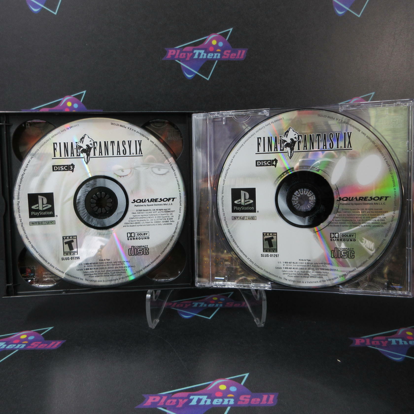 Final Fantasy IX + Reg Card PS1 PlayStation 1 MD Complete CIB - Very Good