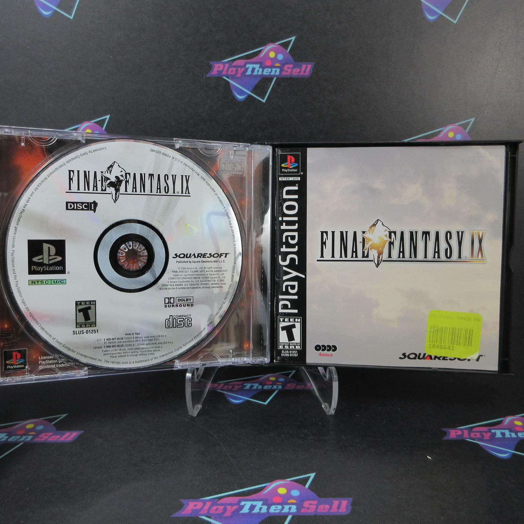 Final Fantasy IX + Reg Card PS1 PlayStation 1 MD Complete CIB - Very Good