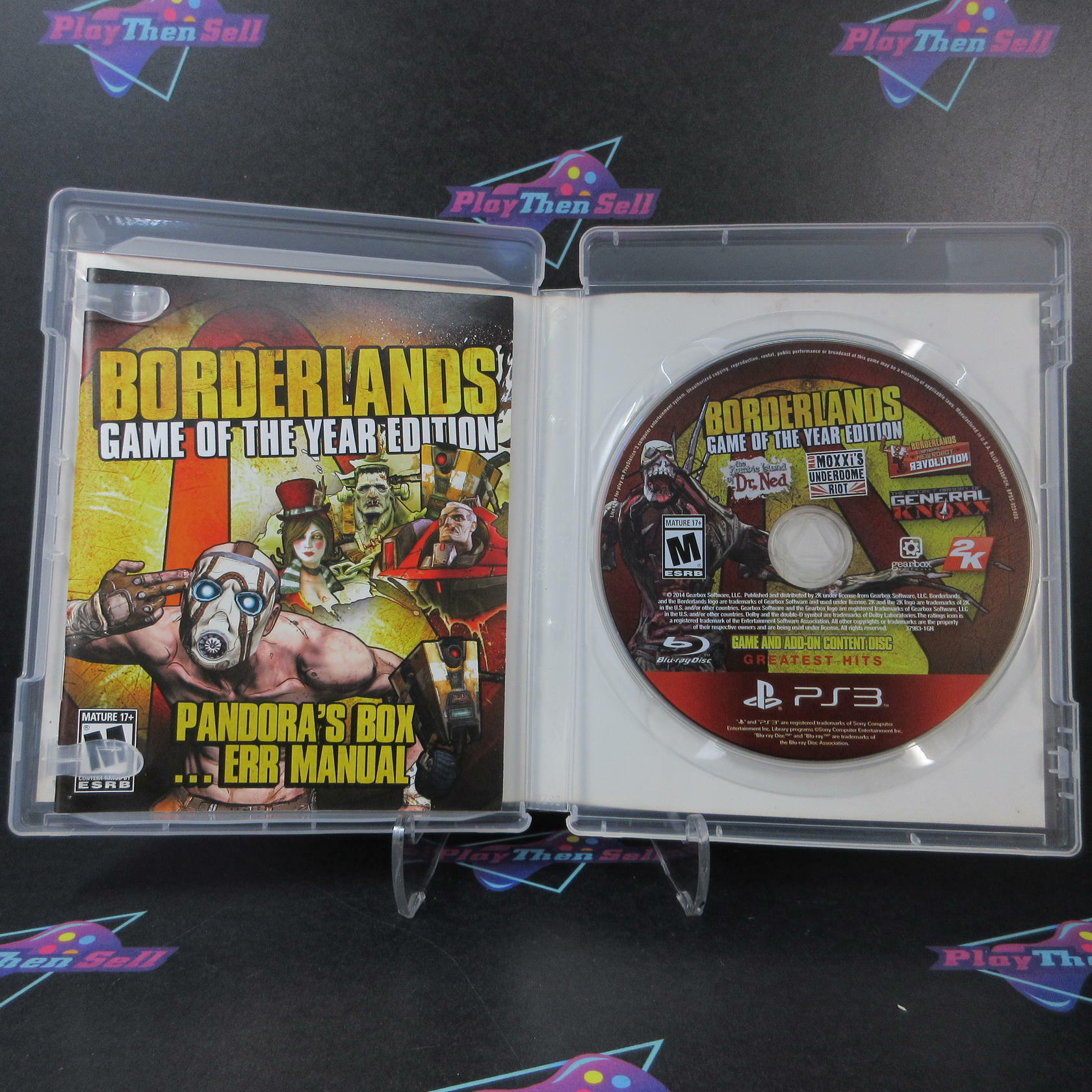 Borderlands GOTY GH PS3 PlayStation 3 AD Complete CIB - Very Good