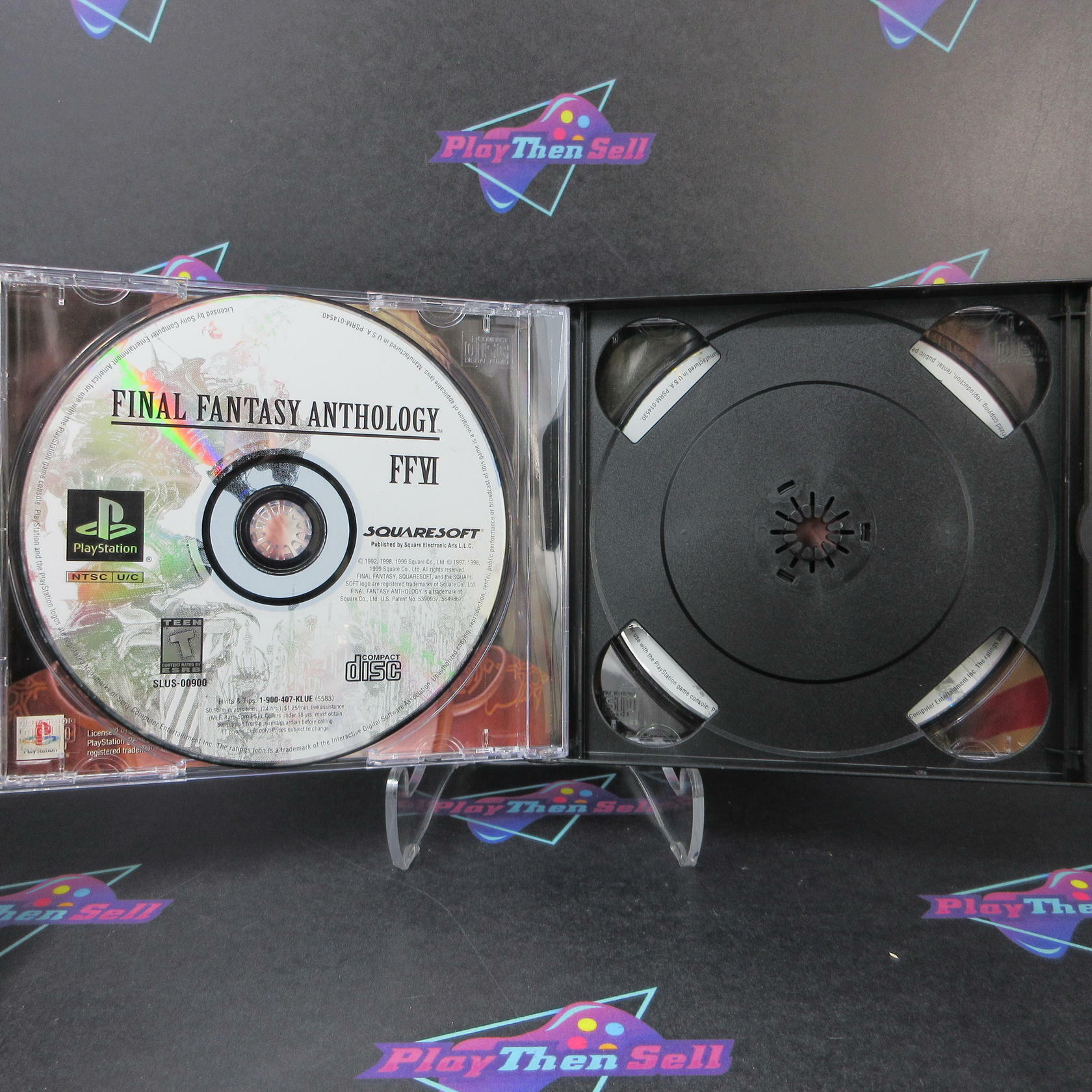 Final Fantasy Anthology PS1 PlayStation 1 AD/NM - Very Good