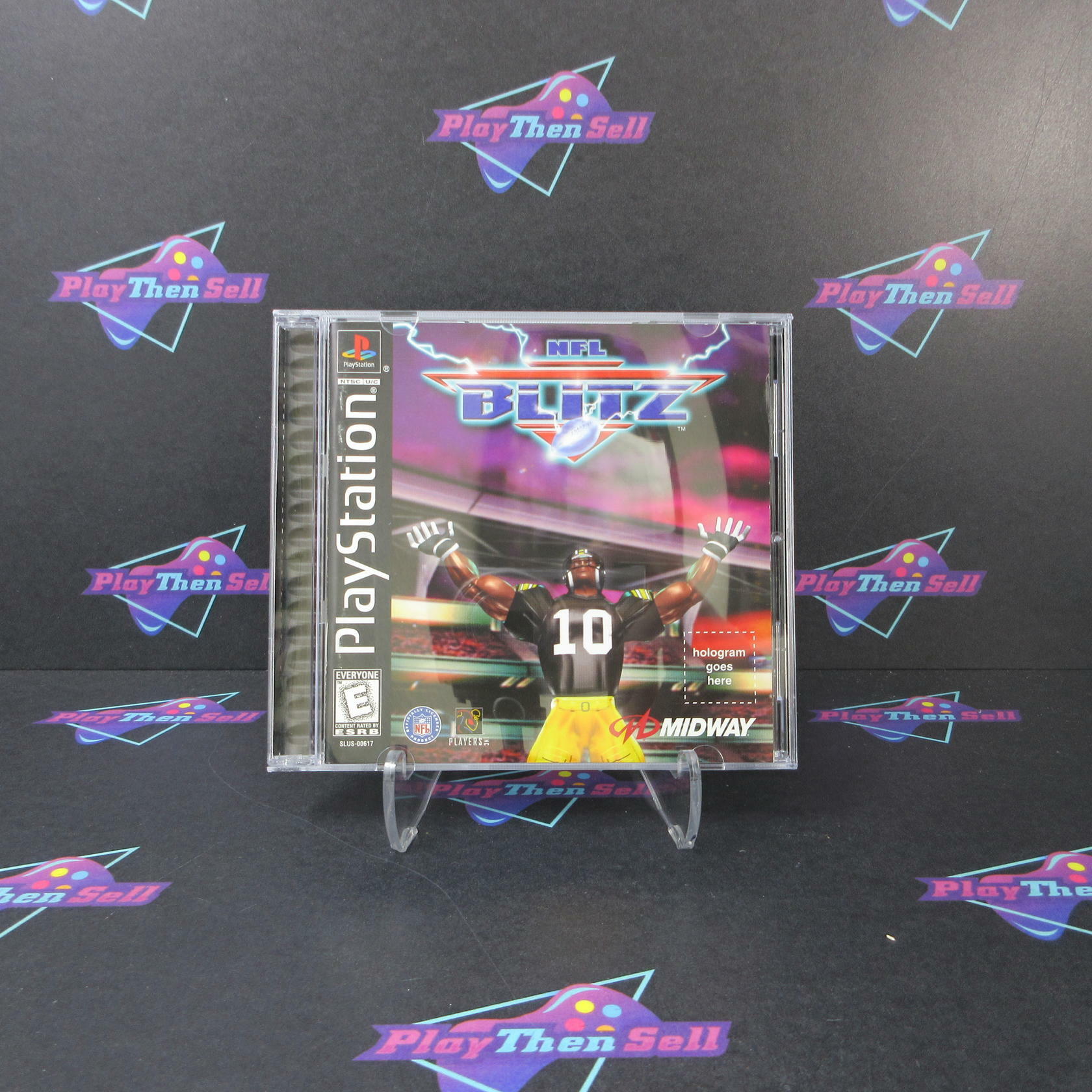 NFL Blitz + Reg Card PS1 PlayStation 1 AD Complete CIB - Very Good