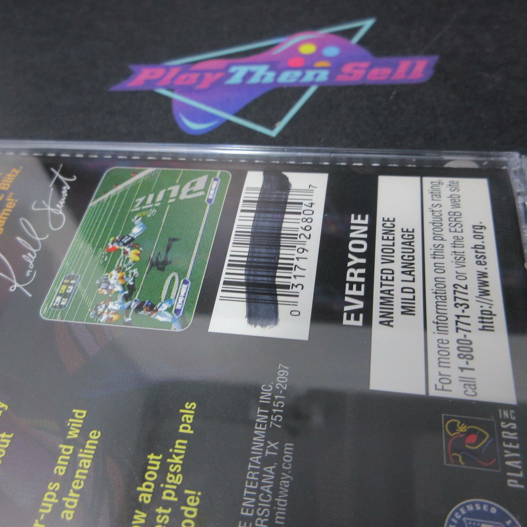 NFL Blitz + Reg Card PS1 PlayStation 1 AD Complete CIB - Very Good