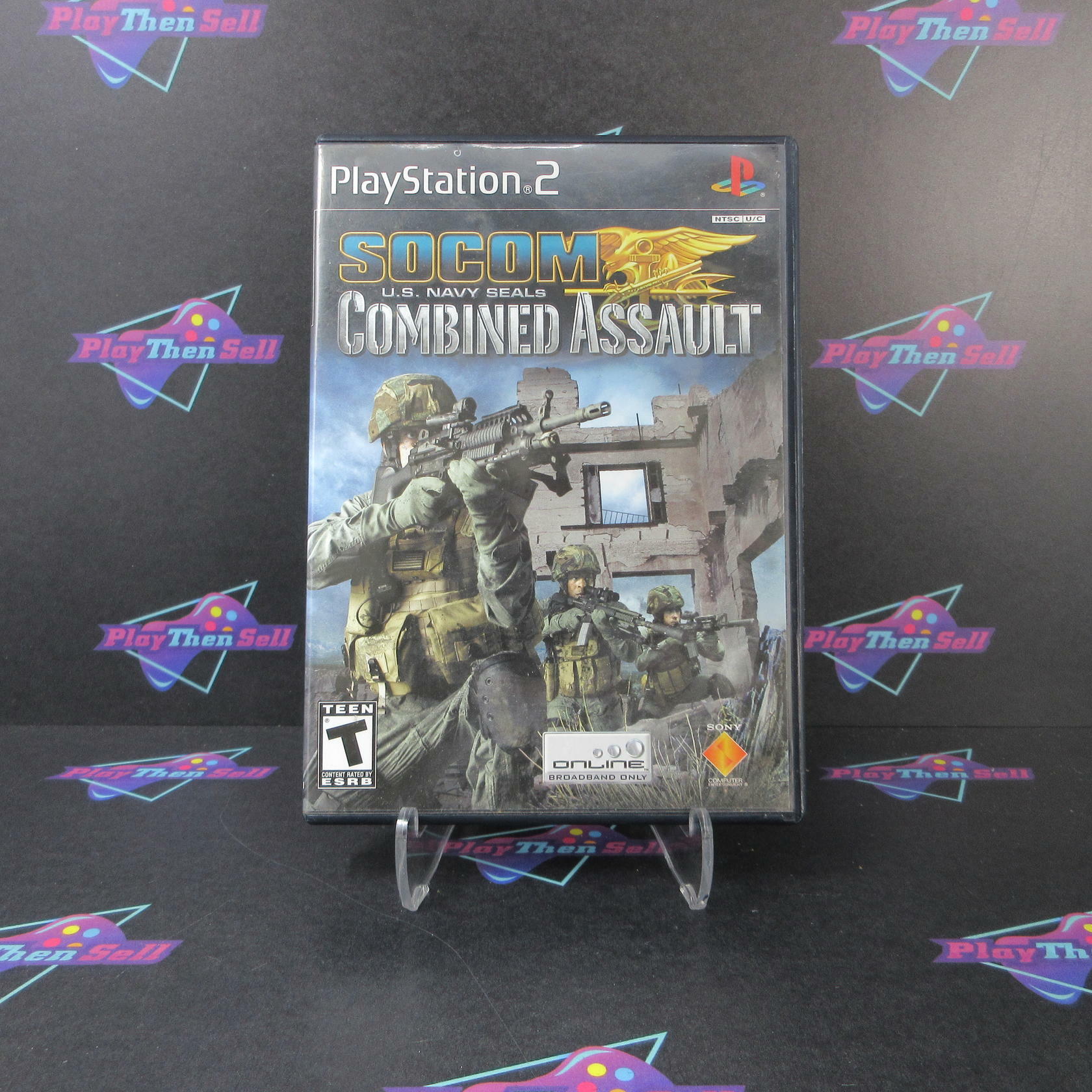 SOCOM U.S. Navy Seals Combined Assault PS2 PlayStation 2 - Very Good