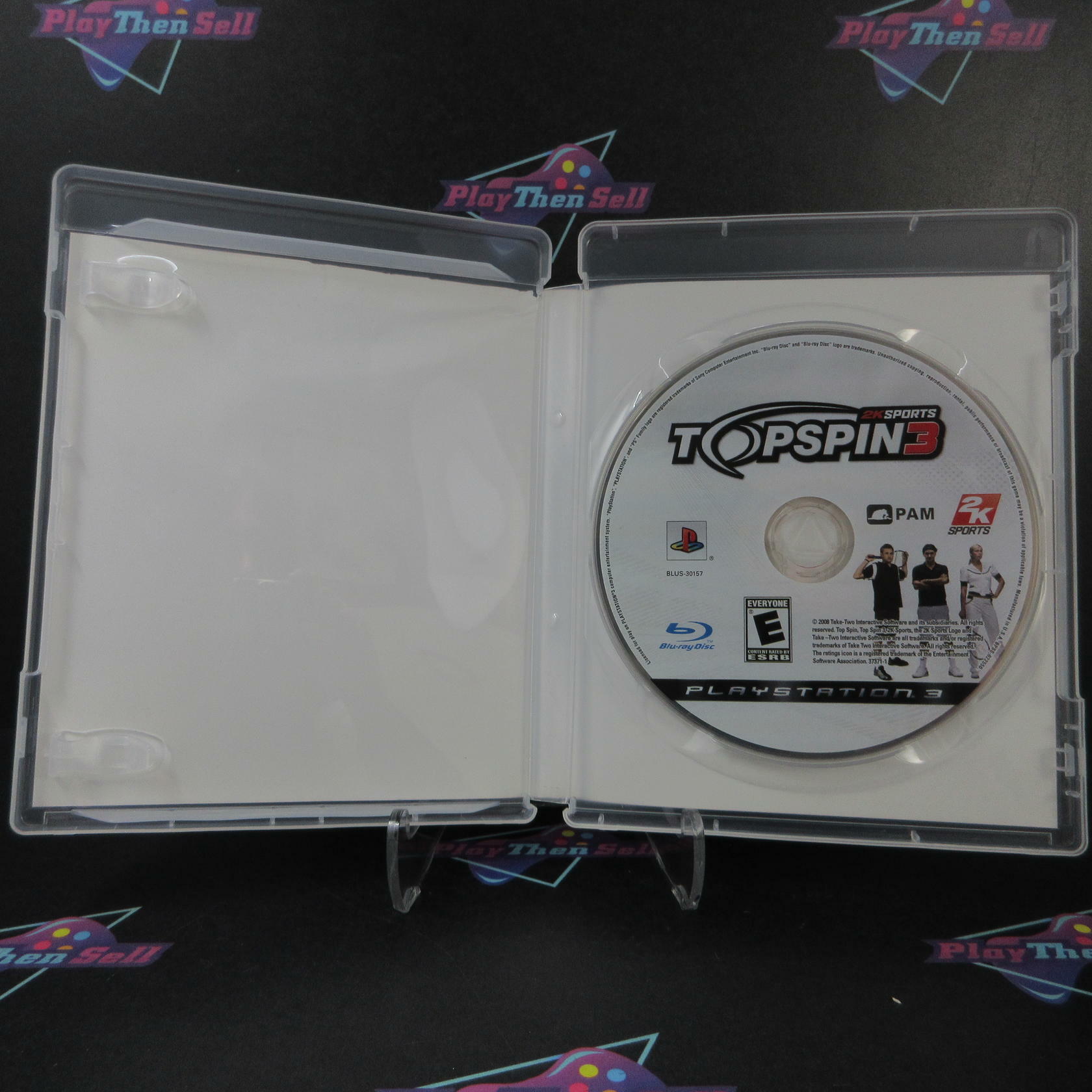 Top Spin 3 PS3 PlayStation 3 AD/NM - Very Good