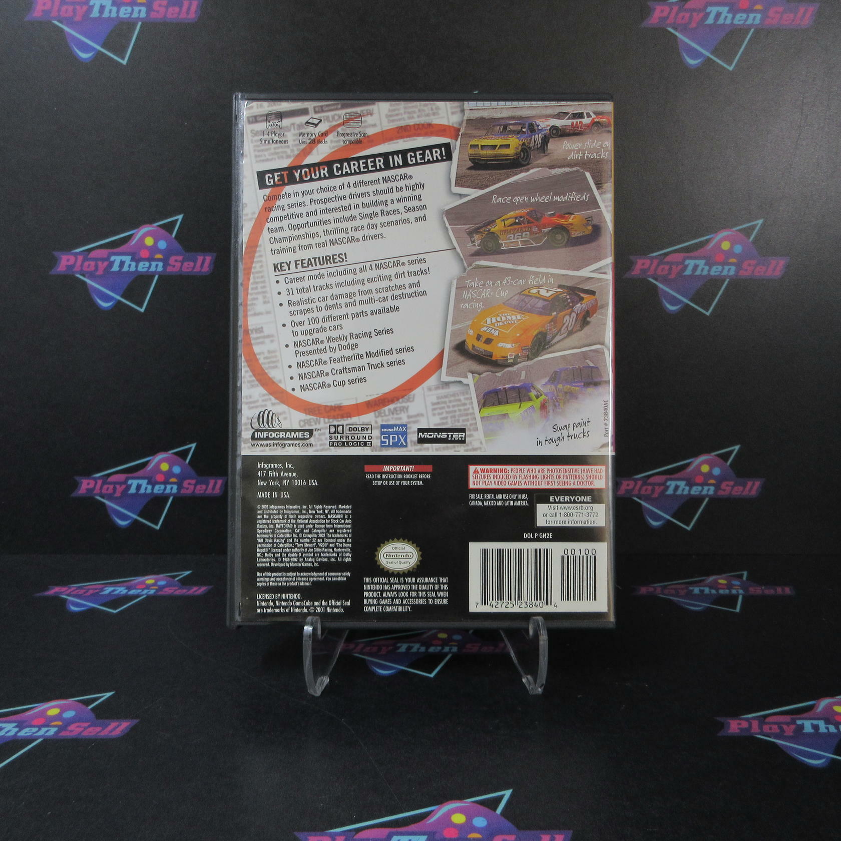 Nascar Dirt to Daytona Nintendo GameCube - Very Good