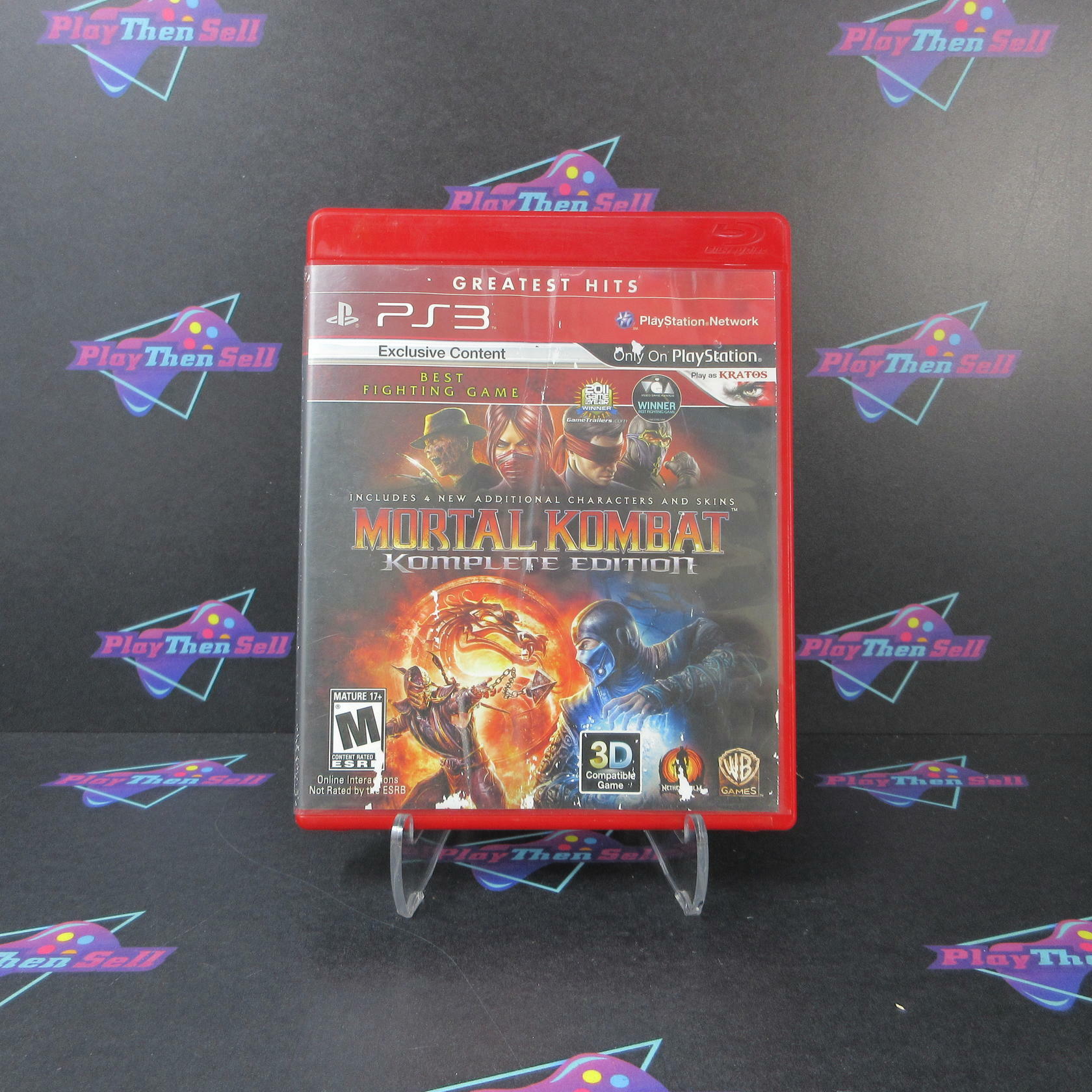 Mortal Kombat Komplete Edition GH PS3 PlayStation 3 AD/MD Complete CIB - Very Good