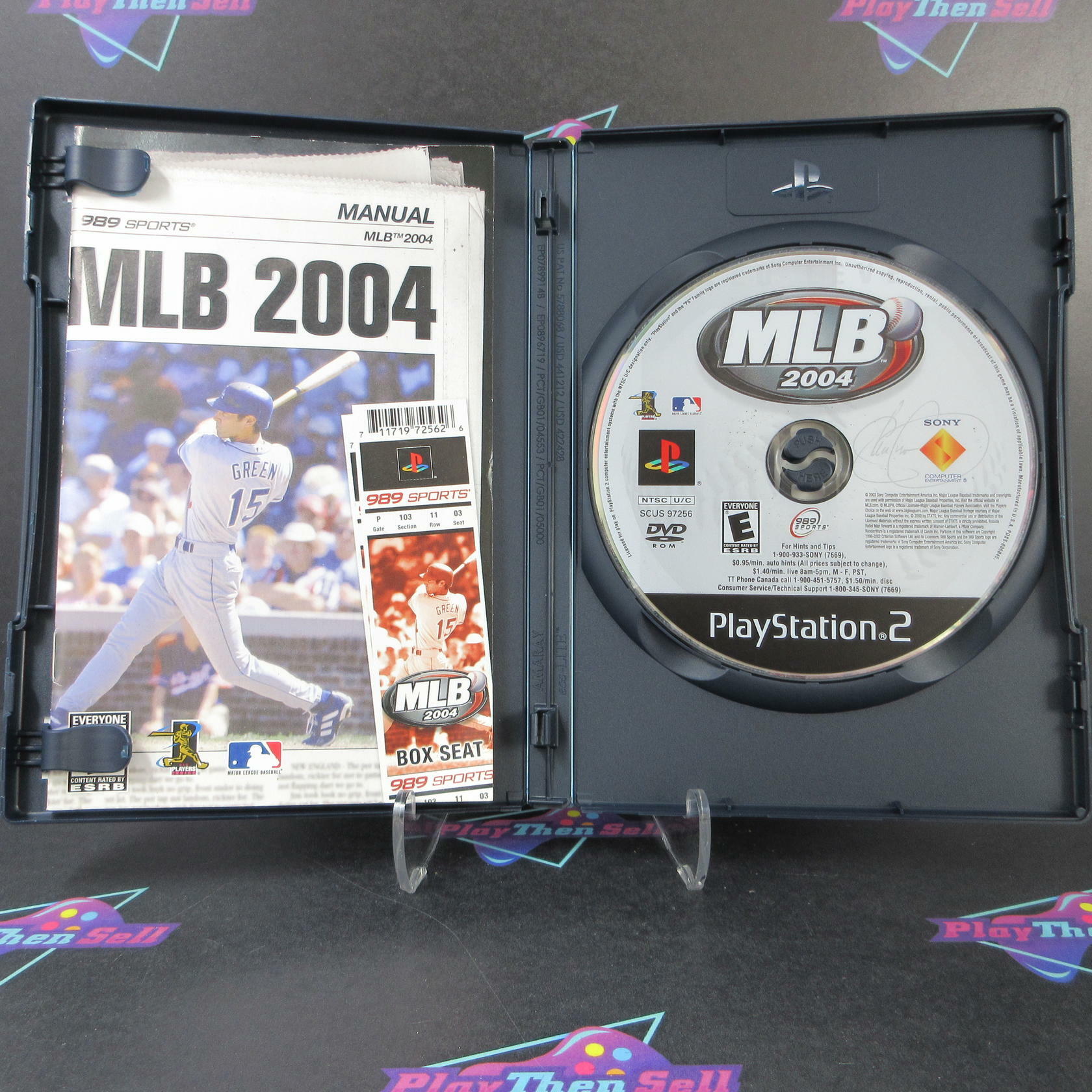 MLB 2004 PS2 PlayStation 2 AD/MD Complete CIB - Very Good