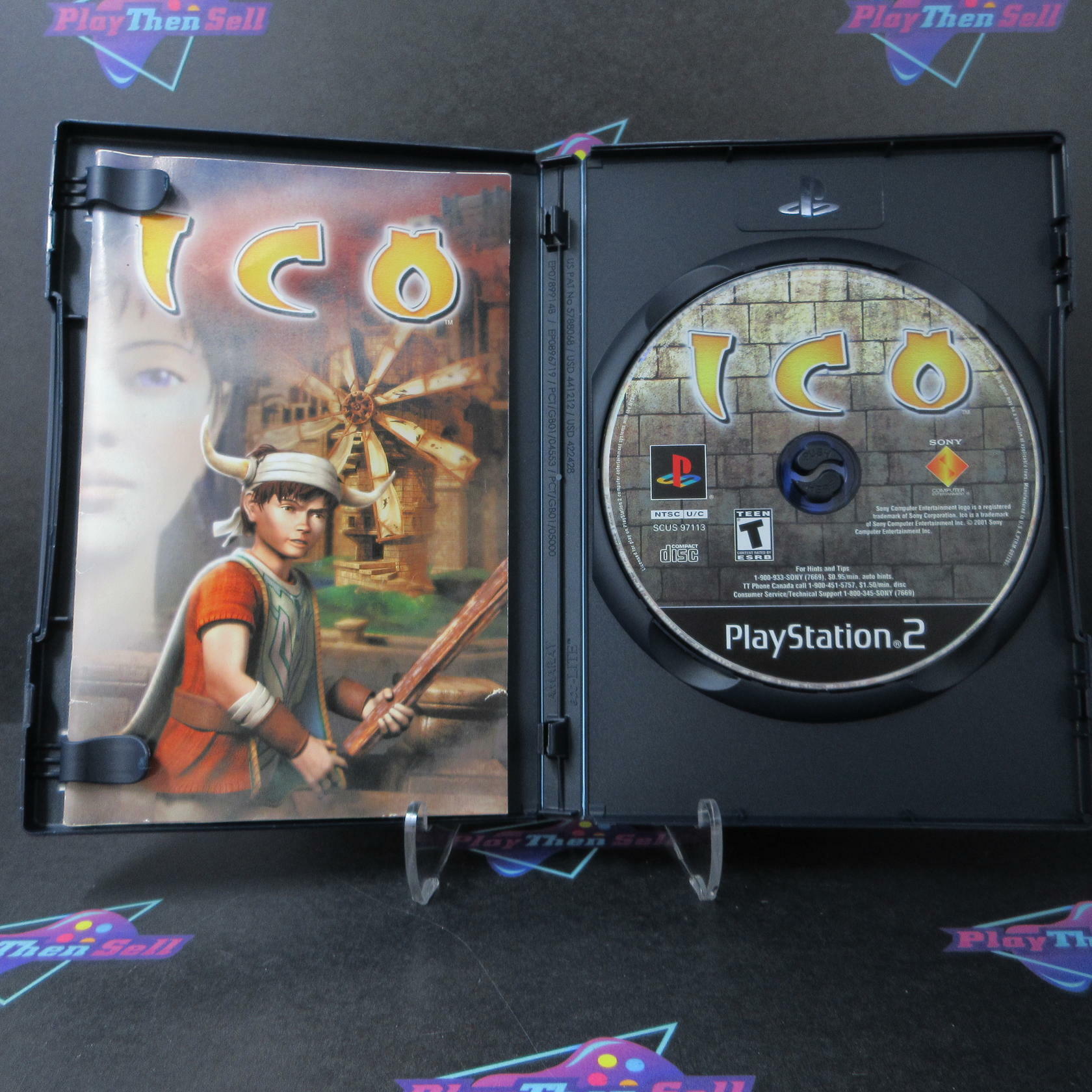 ICO PS2 PlayStation 2 AD Complete CIB - Very Good