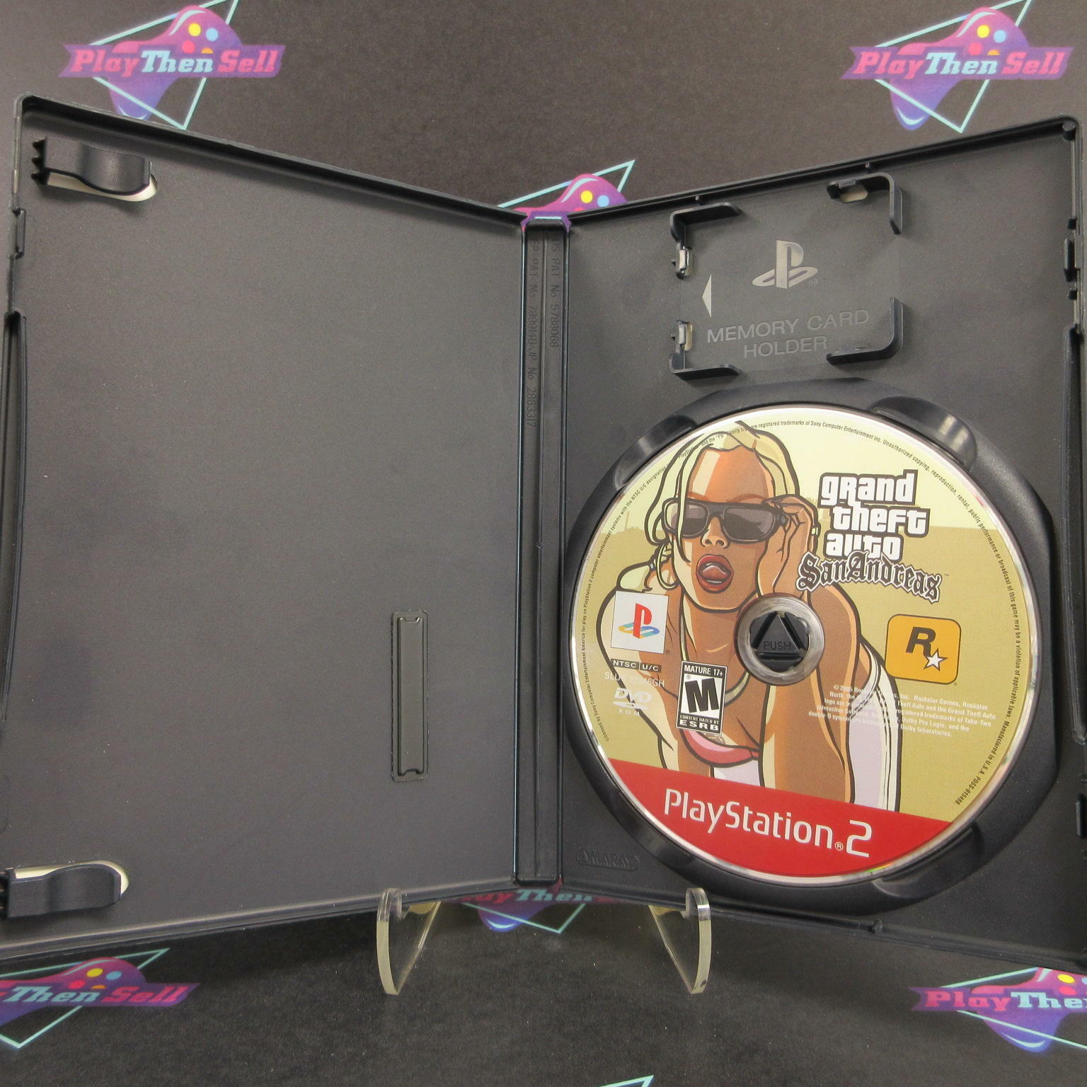 Grand Theft Auto San Andreas GH PS2 PlayStation 2 AD/NM - Very Good