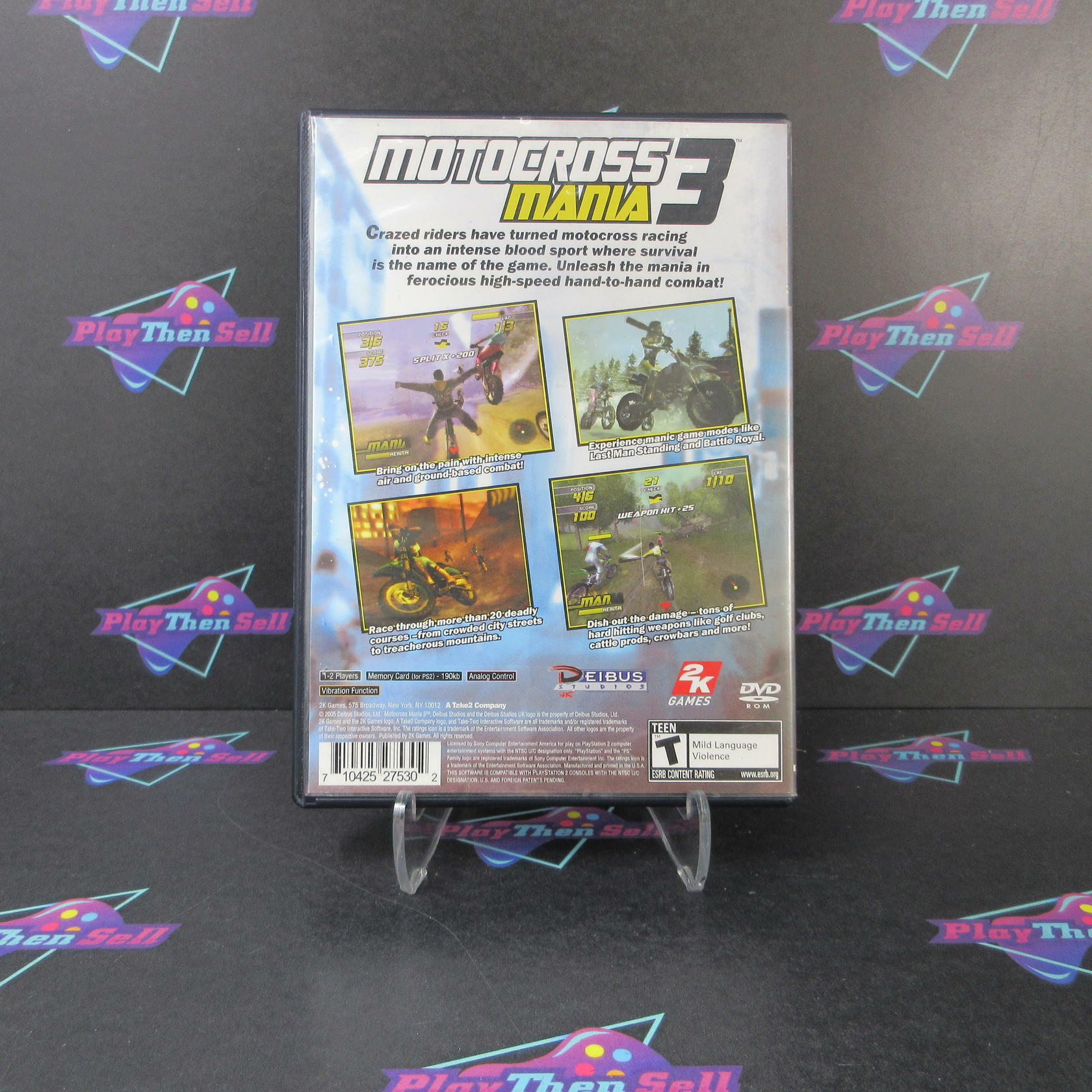 Motocross Mania 3 PS2 PlayStation 2 MD Complete CIB - Very Good