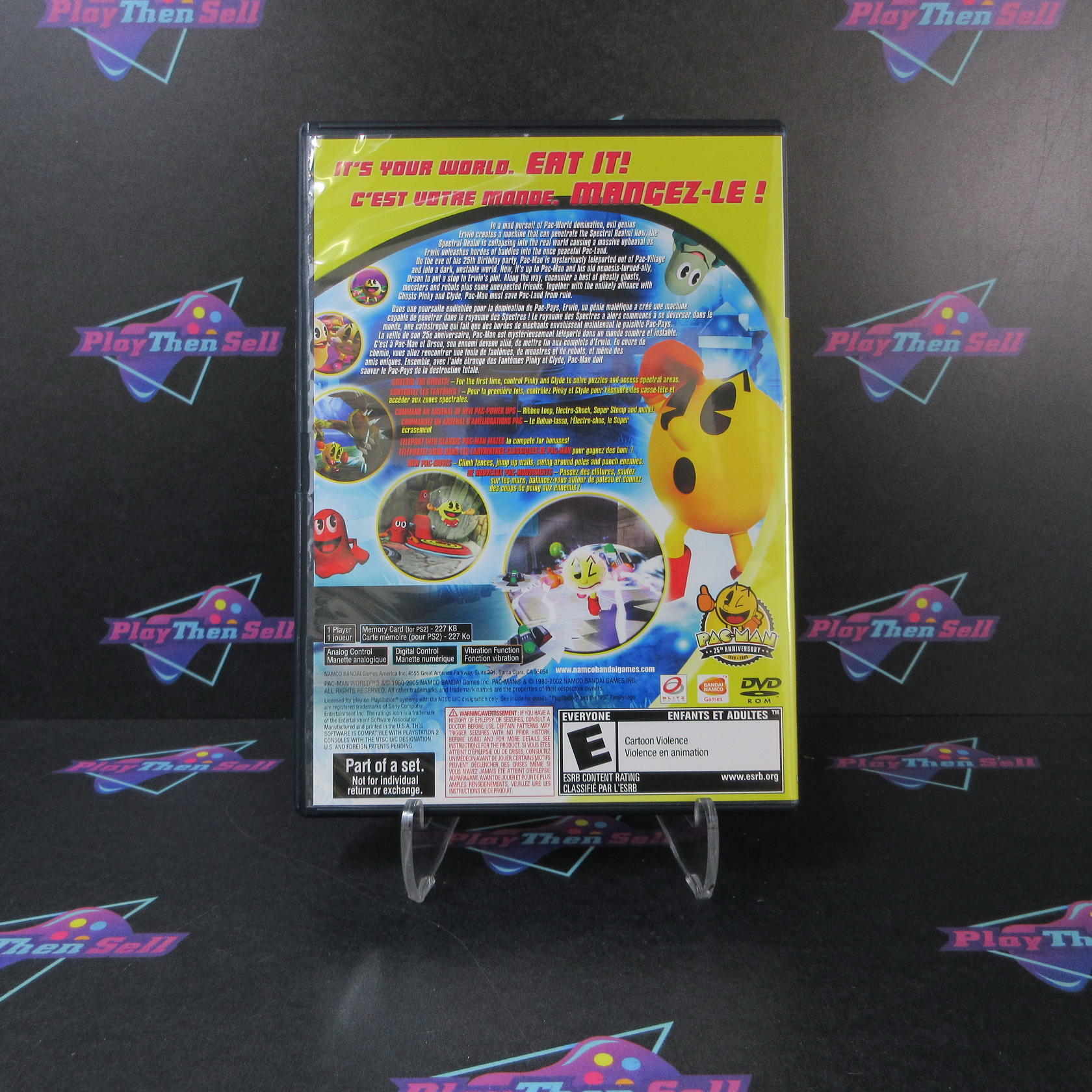 Pac-Man Power Pack PS2 PlayStation 2 - Like New