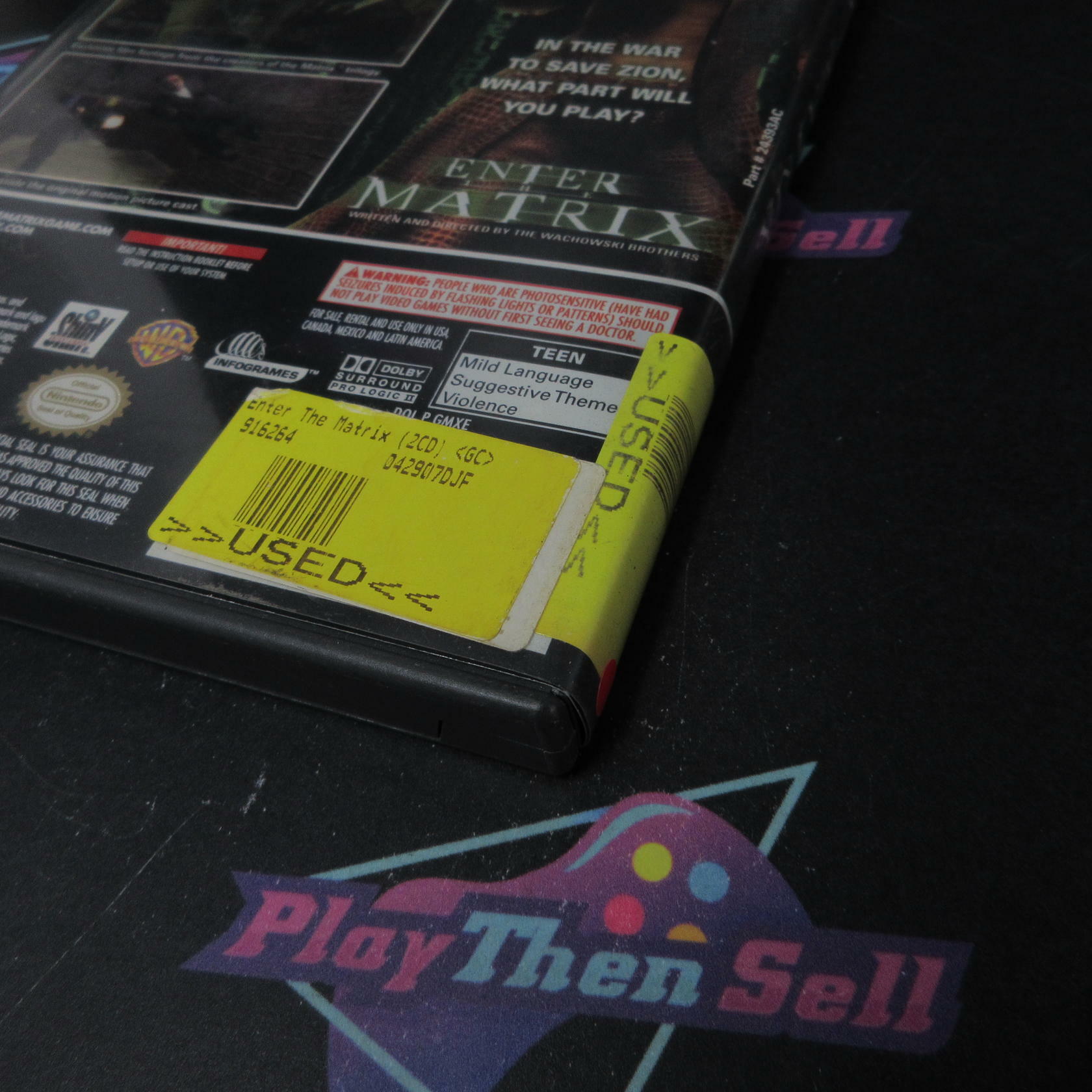 Enter the Matrix Nintendo Gamecube AD/CS Complete CIB - Very Good