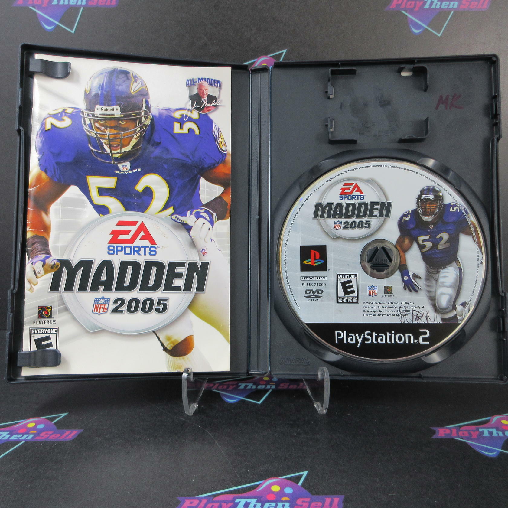 Madden NFL 2005 PS2 PlayStation 2 AD/MD/DD Complete CIB - Very Good