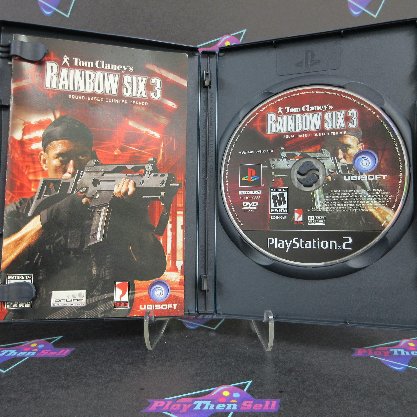 Tom Clancys Rainbow Six 3 PS2 PlayStation 2 + Reg Card - Like New