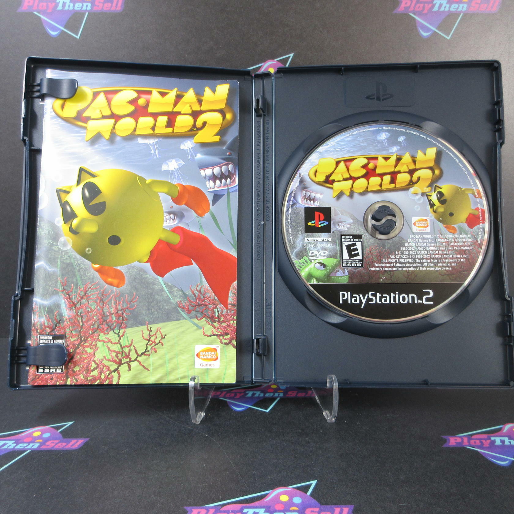 Pac-Man Power Pack PS2 PlayStation 2 - Like New