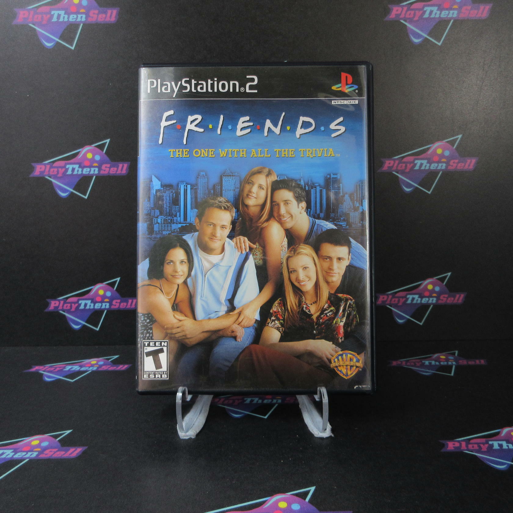 Friends The One with All the Trivia PS2 PlayStation 2 AD Complete CIB - Very Good