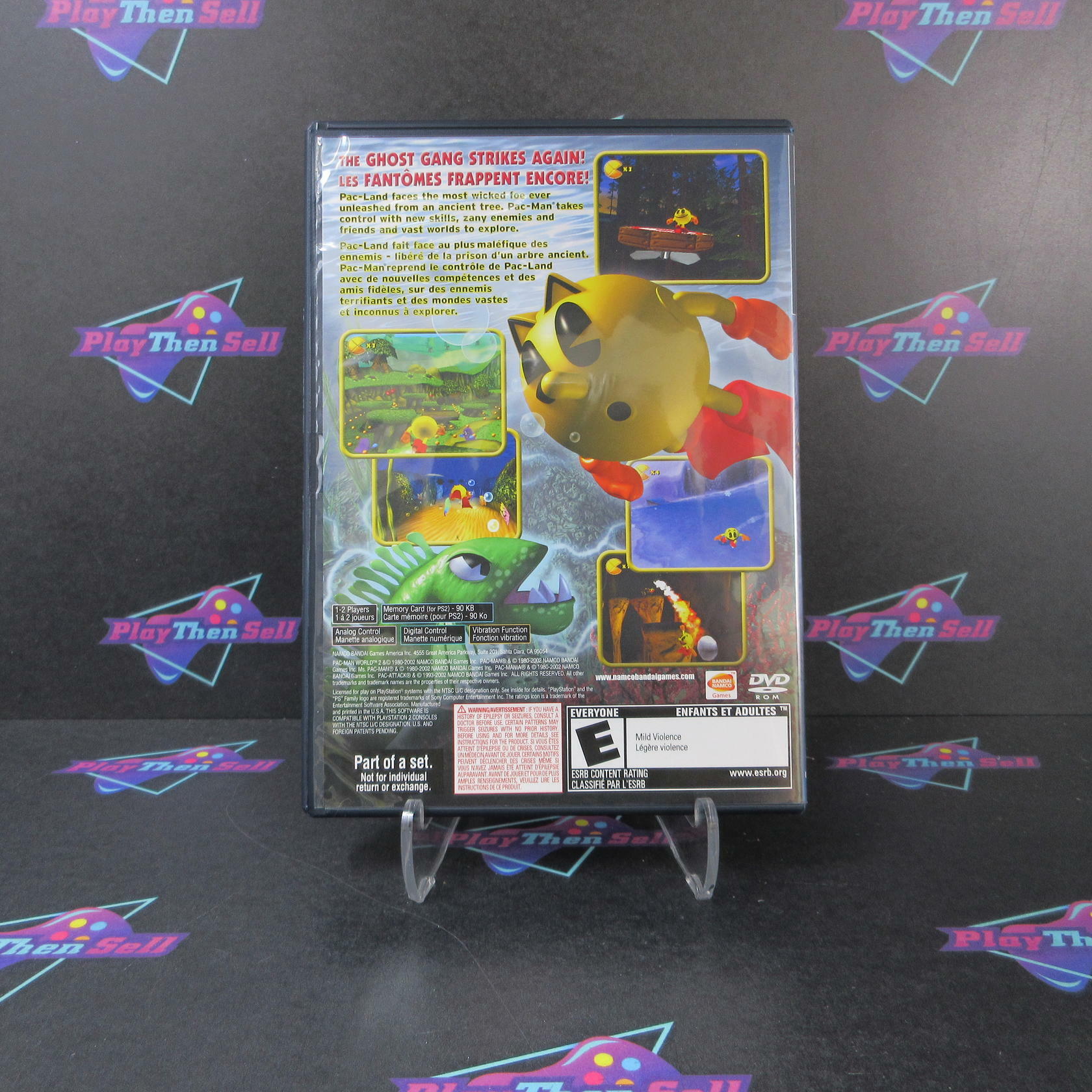 Pac-Man Power Pack PS2 PlayStation 2 - Like New