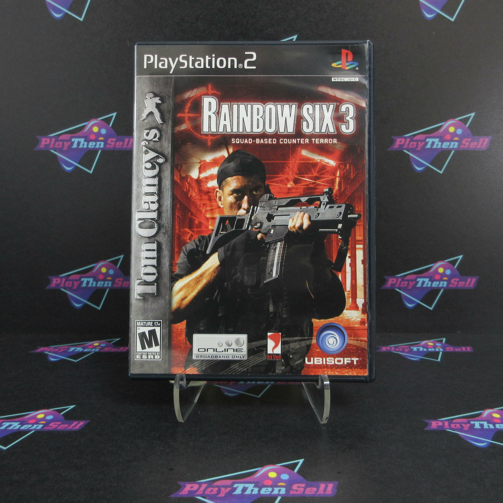 Tom Clancys Rainbow Six 3 PS2 PlayStation 2 + Reg Card - Like New