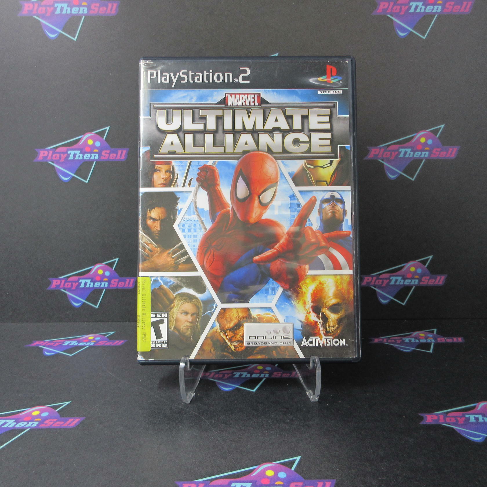 Marvel Ultimate Alliance PS2 PlayStation 2 AD/NM - Very Good