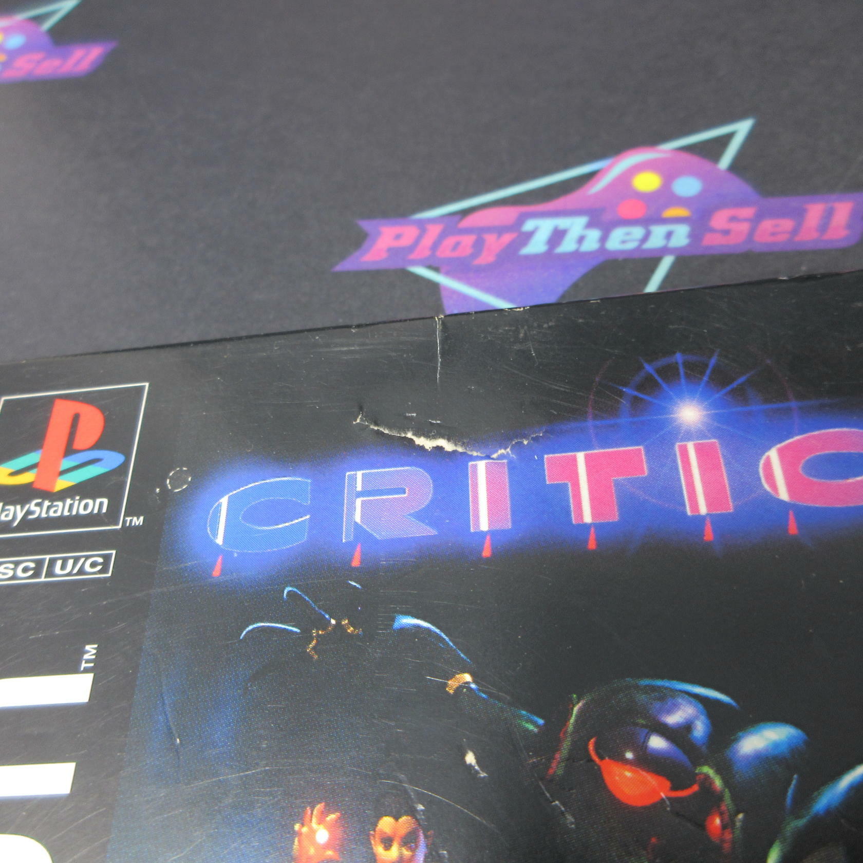 Criticom Longbox PS1 PlayStation 1 AD/NM - Very Good