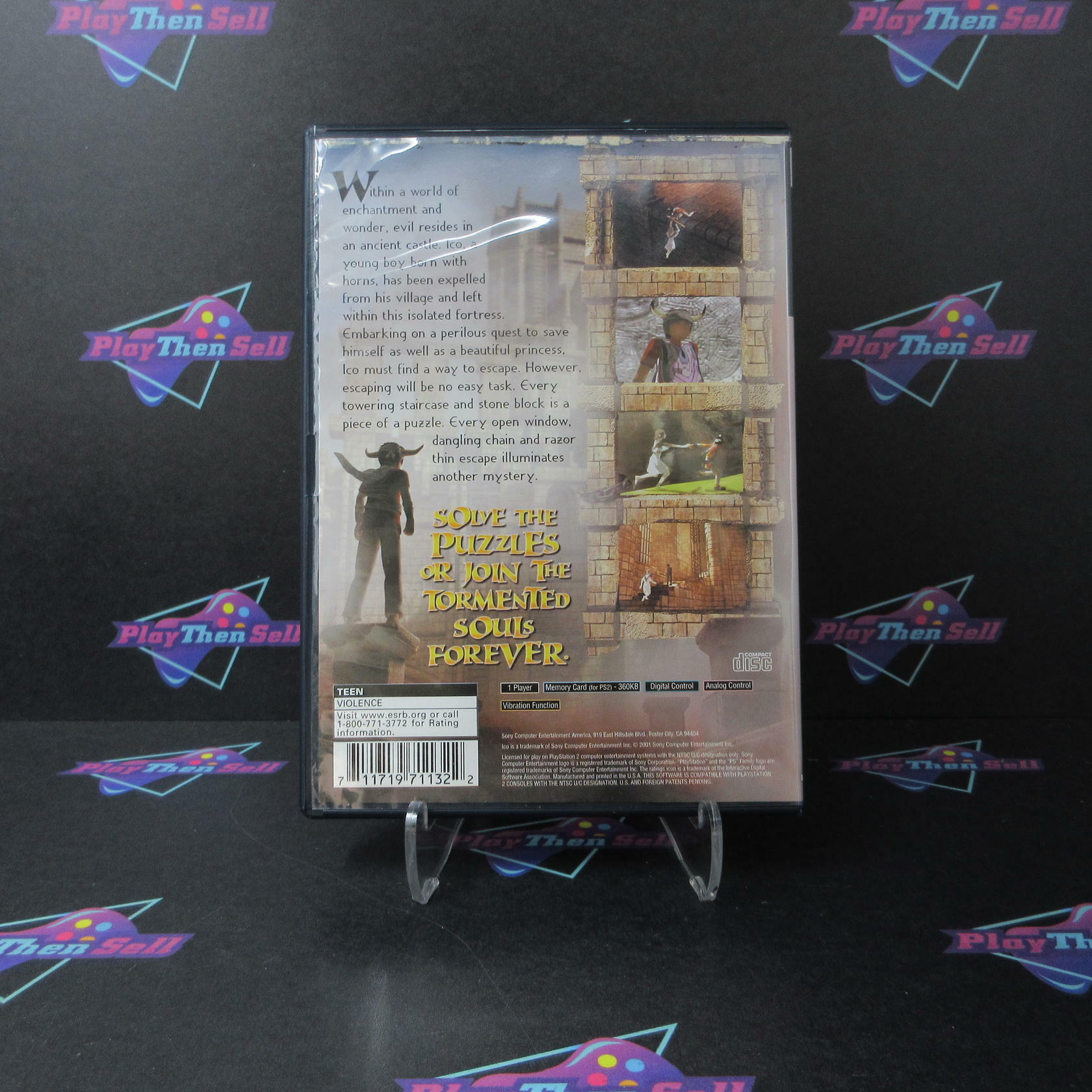 ICO PS2 PlayStation 2 AD Complete CIB - Very Good