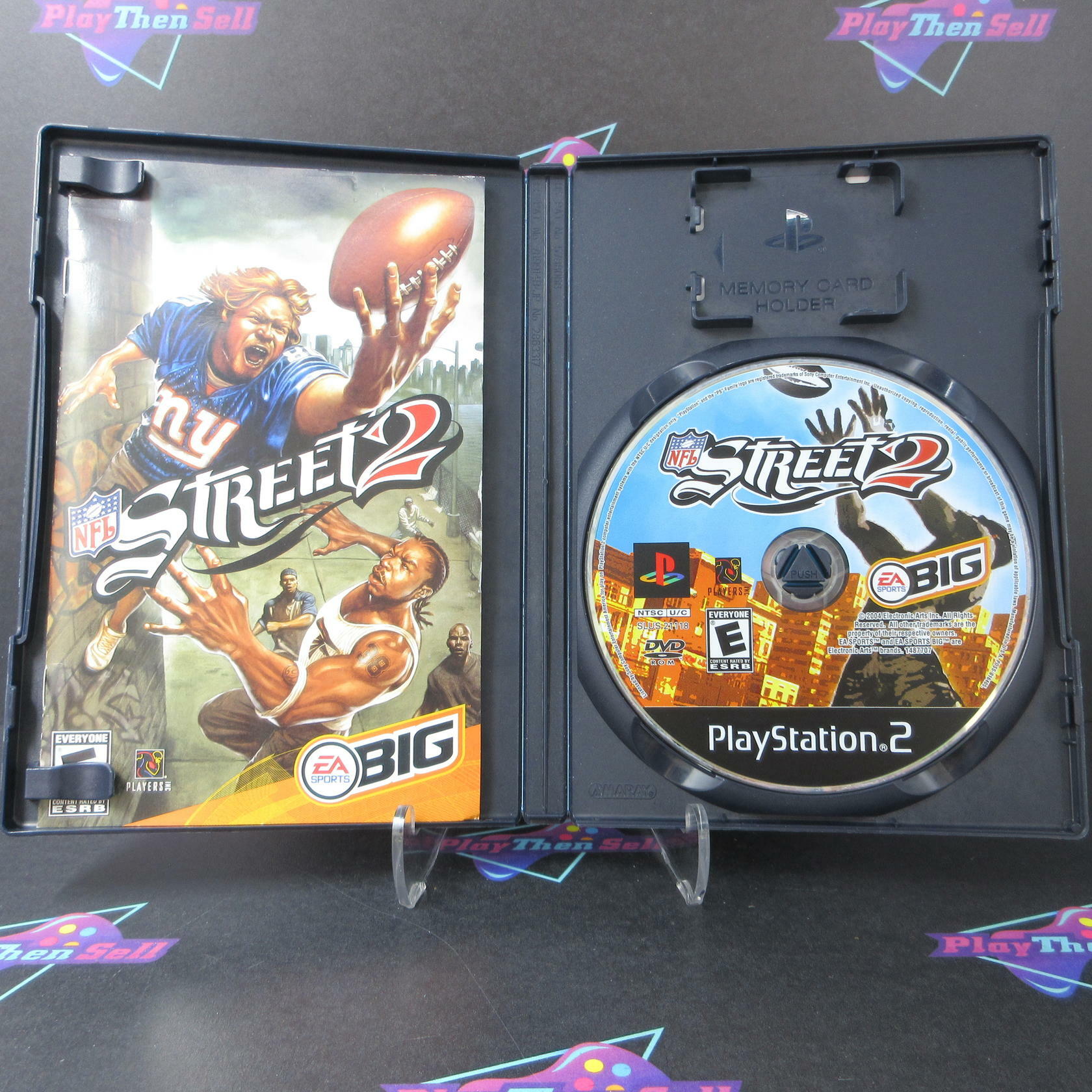 NFL Street 2 PS2 PlayStation 2 AD Complete CIB - Very Good