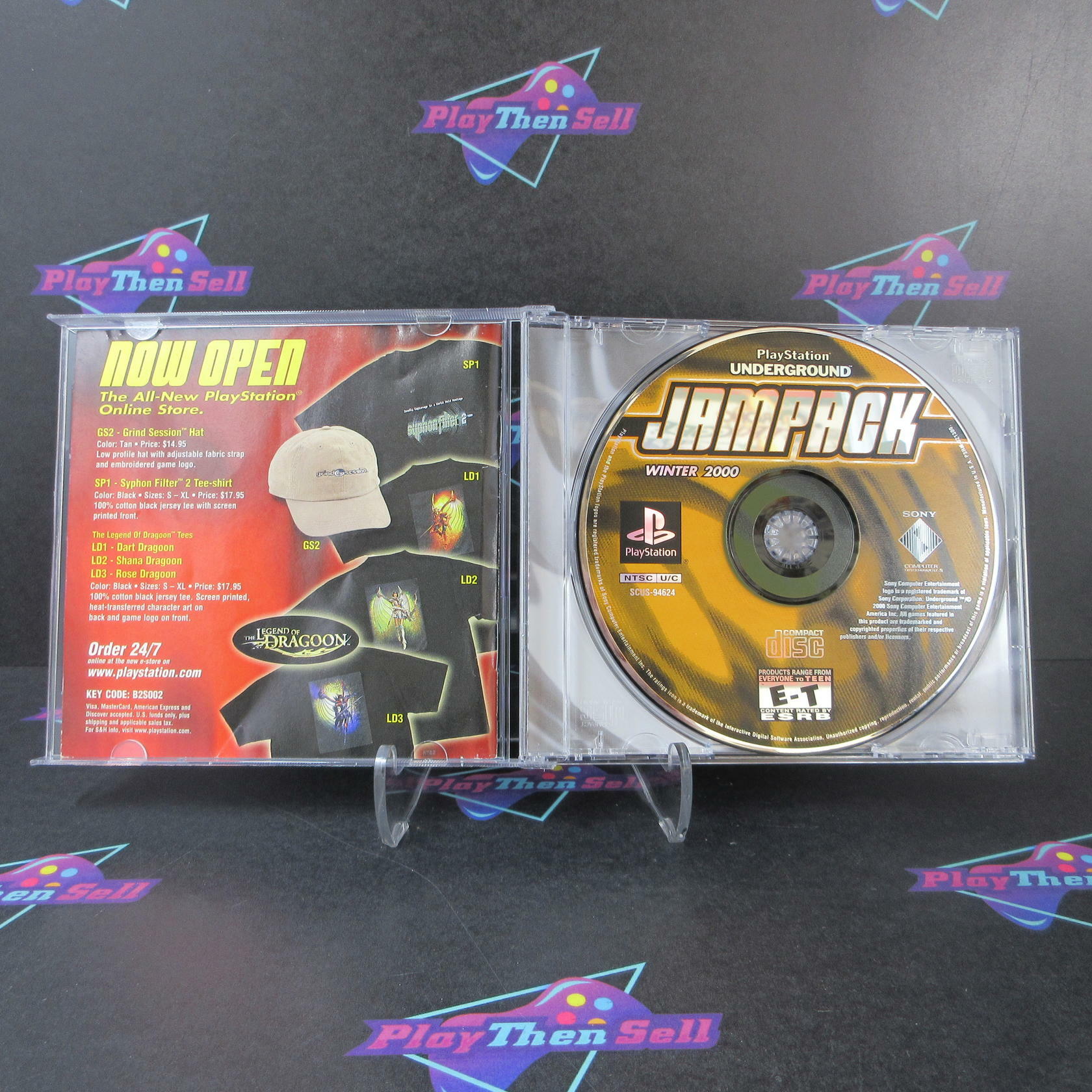 Underground Jampack Winter 2000 PS1 PlayStation 1 - Like New