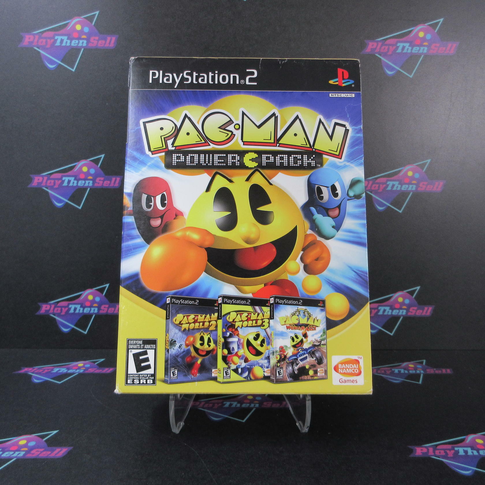 Pac-Man Power Pack PS2 PlayStation 2 - Like New