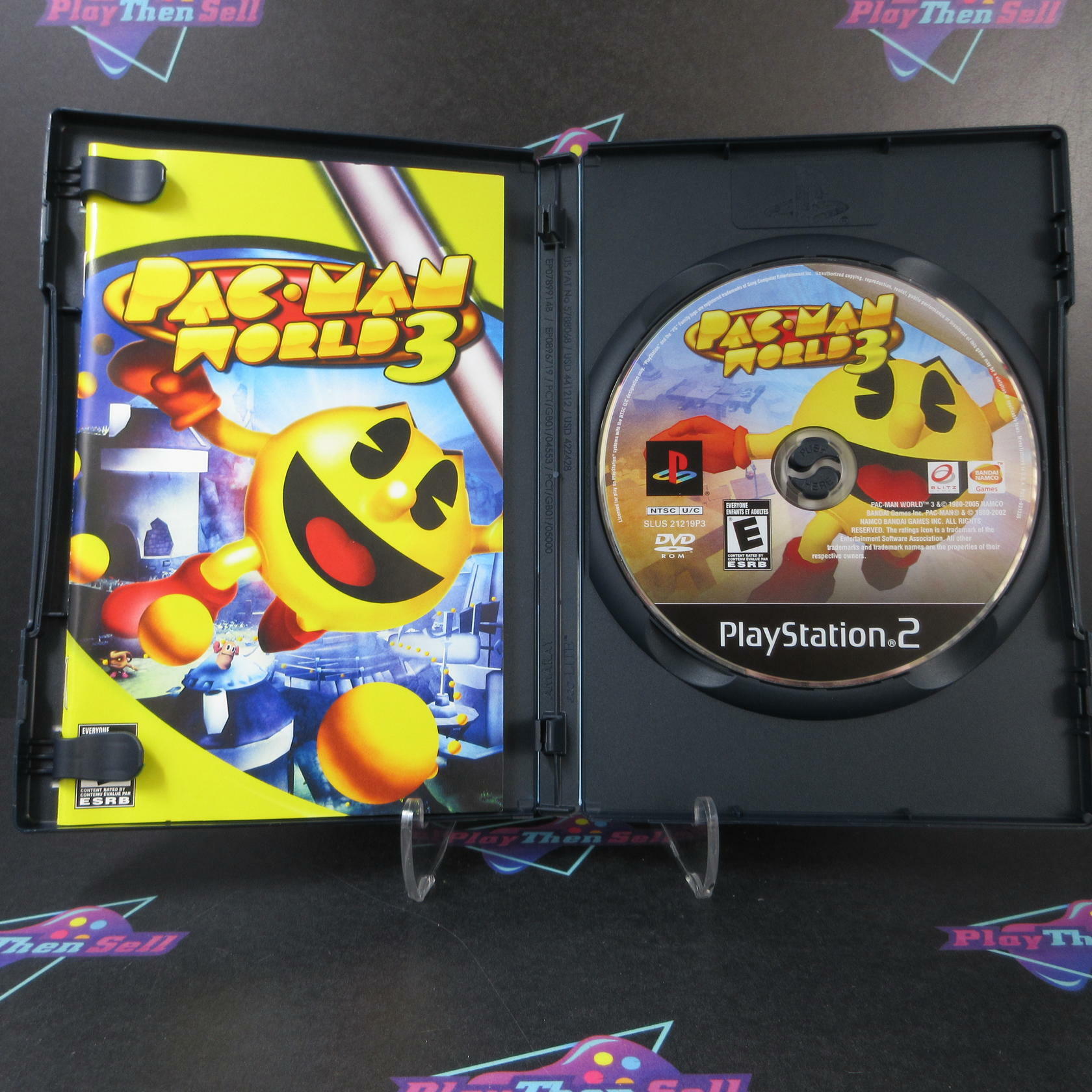 Pac-Man Power Pack PS2 PlayStation 2 - Like New