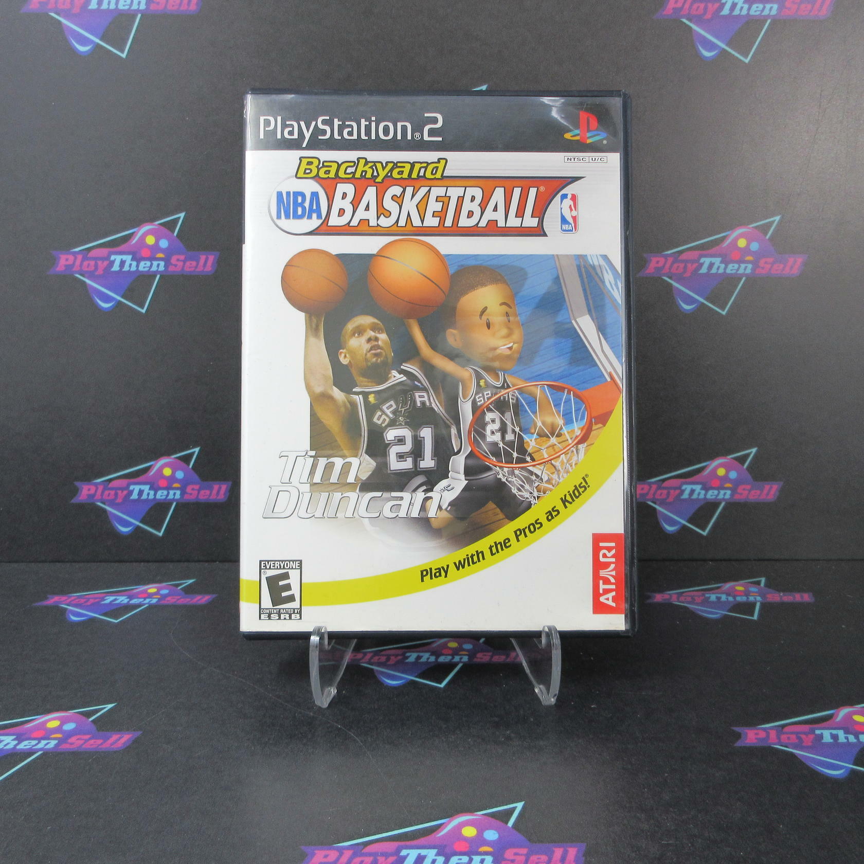 Backyard Basketball PS2 PlayStation 2 AD/NM - Very Good