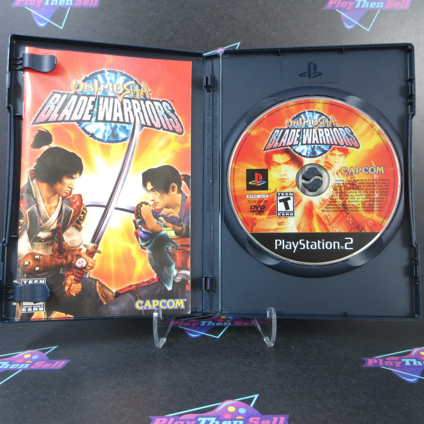 Onimusha Blade Warriors PS2 PlayStation 2 AD Complete CIB - Very Good