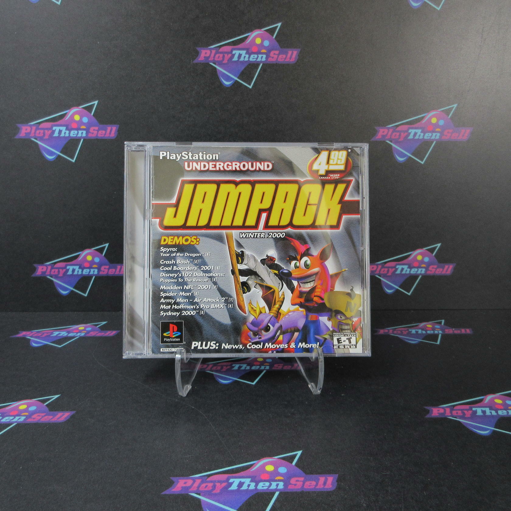 Underground Jampack Winter 2000 PS1 PlayStation 1 - Like New