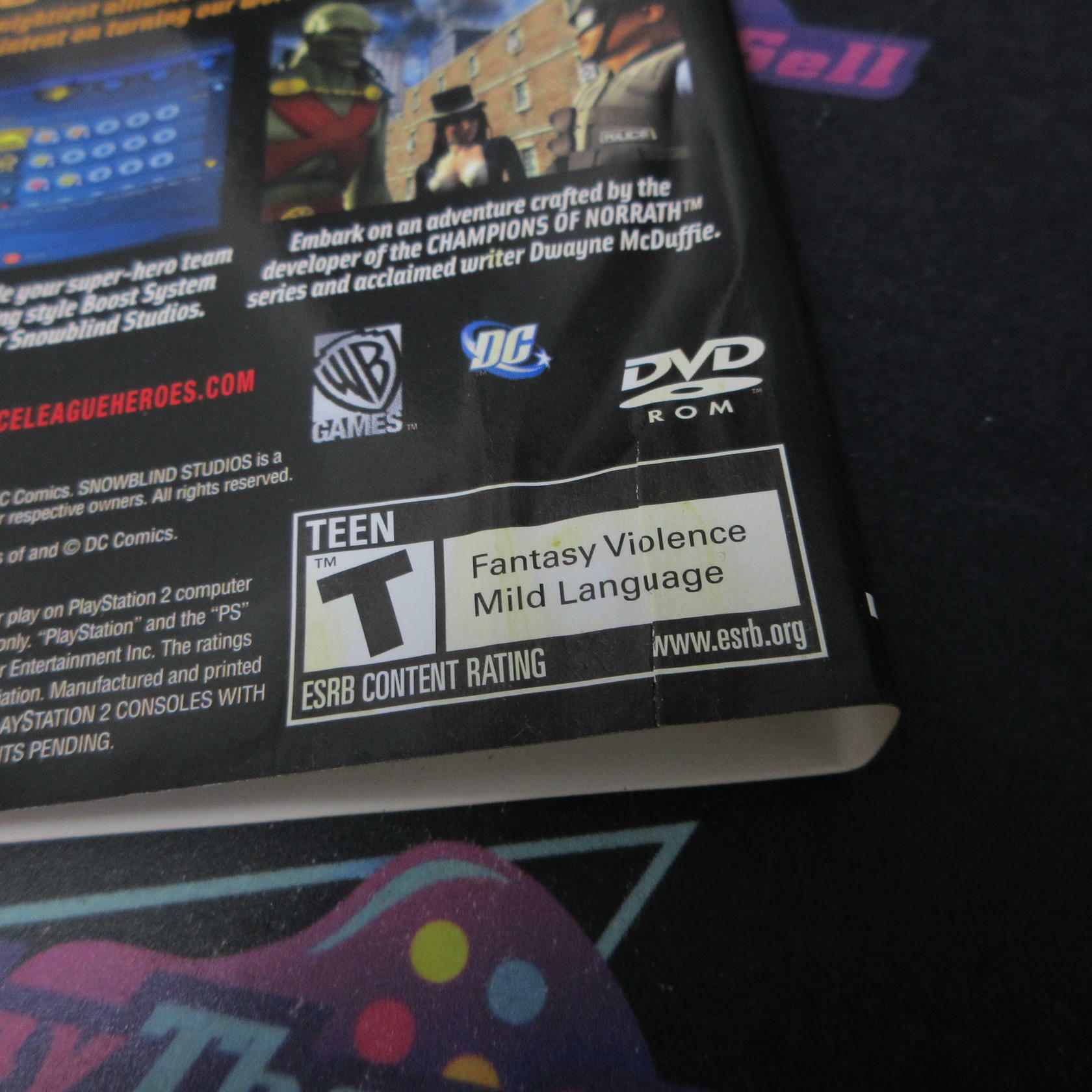 Justice League Heroes PS2 PlayStation 2 AD/MD Complete CIB - Very Good