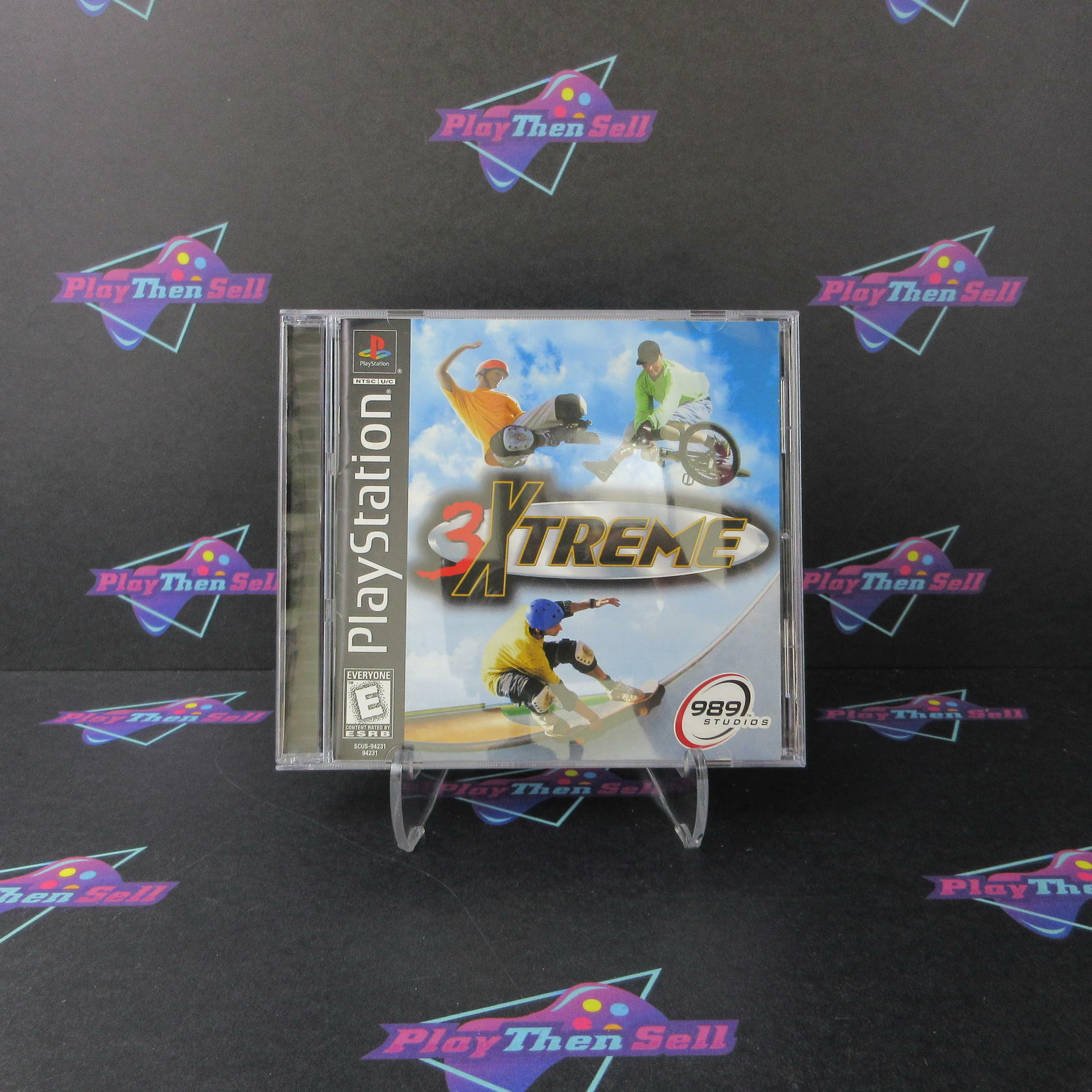 3 Xtreme + Reg Card PS1 PlayStation 1 AD/MD Complete CIB - Very Good